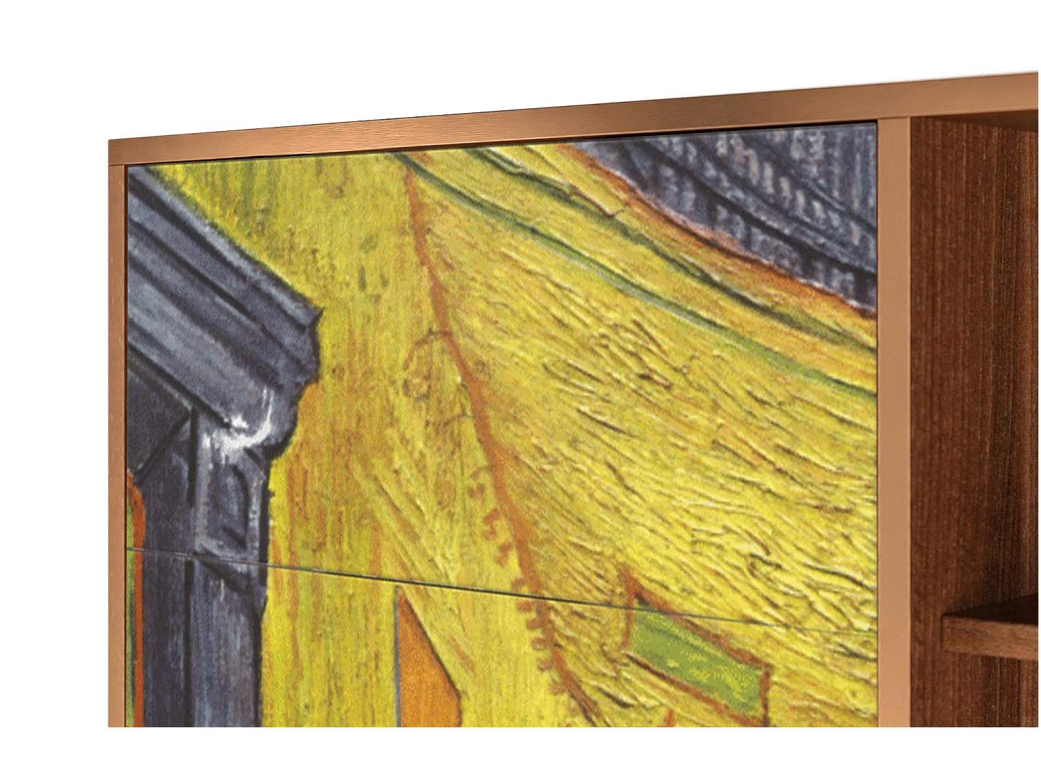 Buffet - 125x98x48 cm - BS2 - Café Terrace at Night, Noyer