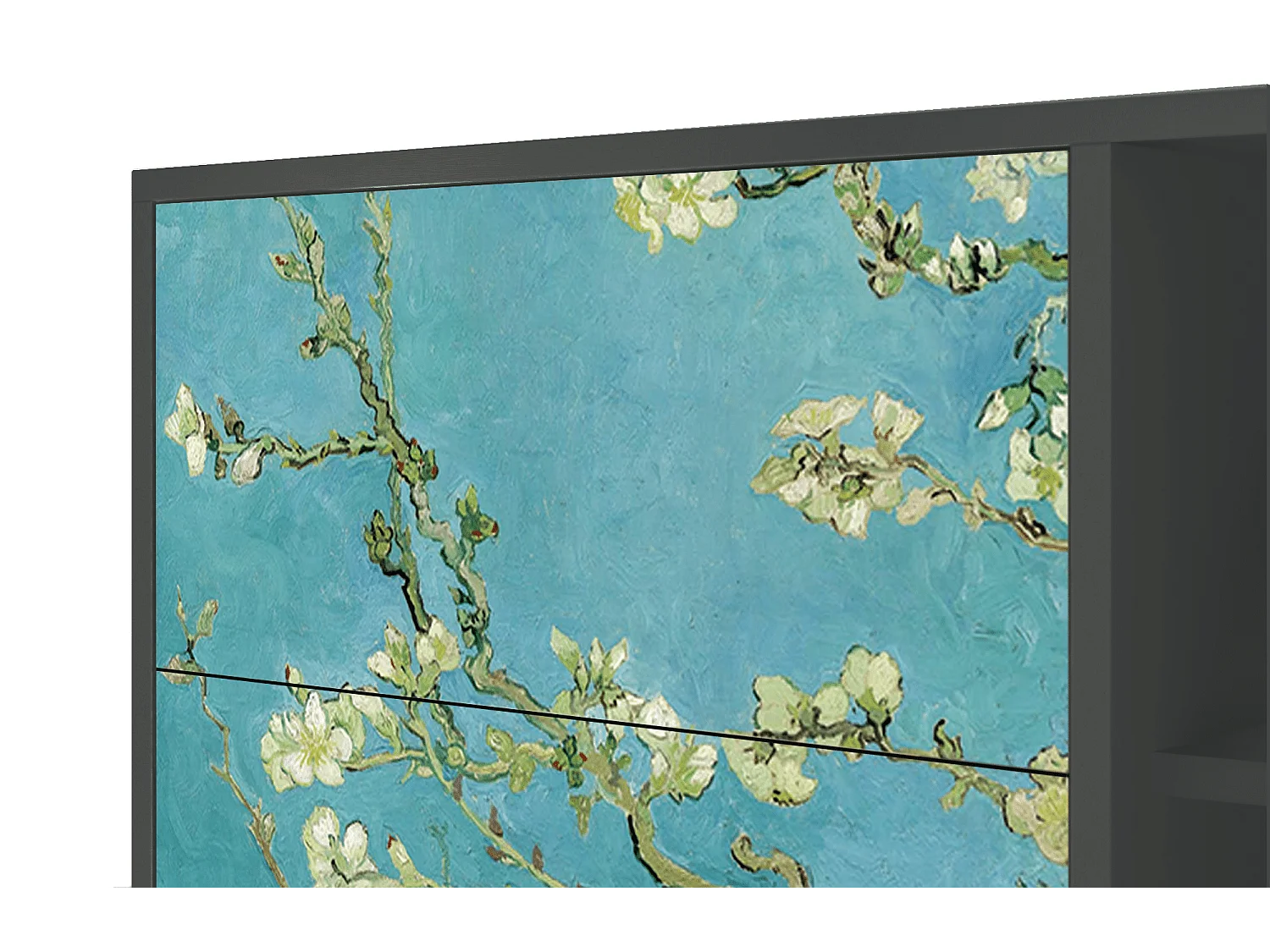 Buffet - 125x98x48 cm - BS2 - Almond Blossom, Anthracite