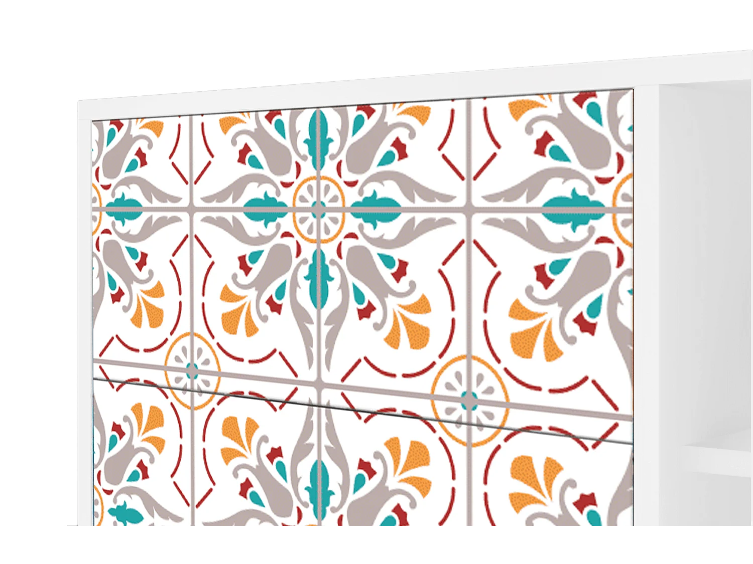 Buffet - 125x98x48 cm - BS2 - Spring Ceramics, Blanc