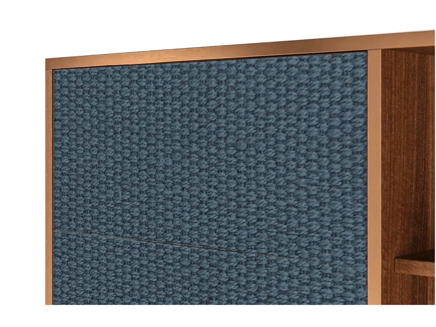 Buffet - 125x98x48 cm - BS2 - Knitted Pattern, Noyer