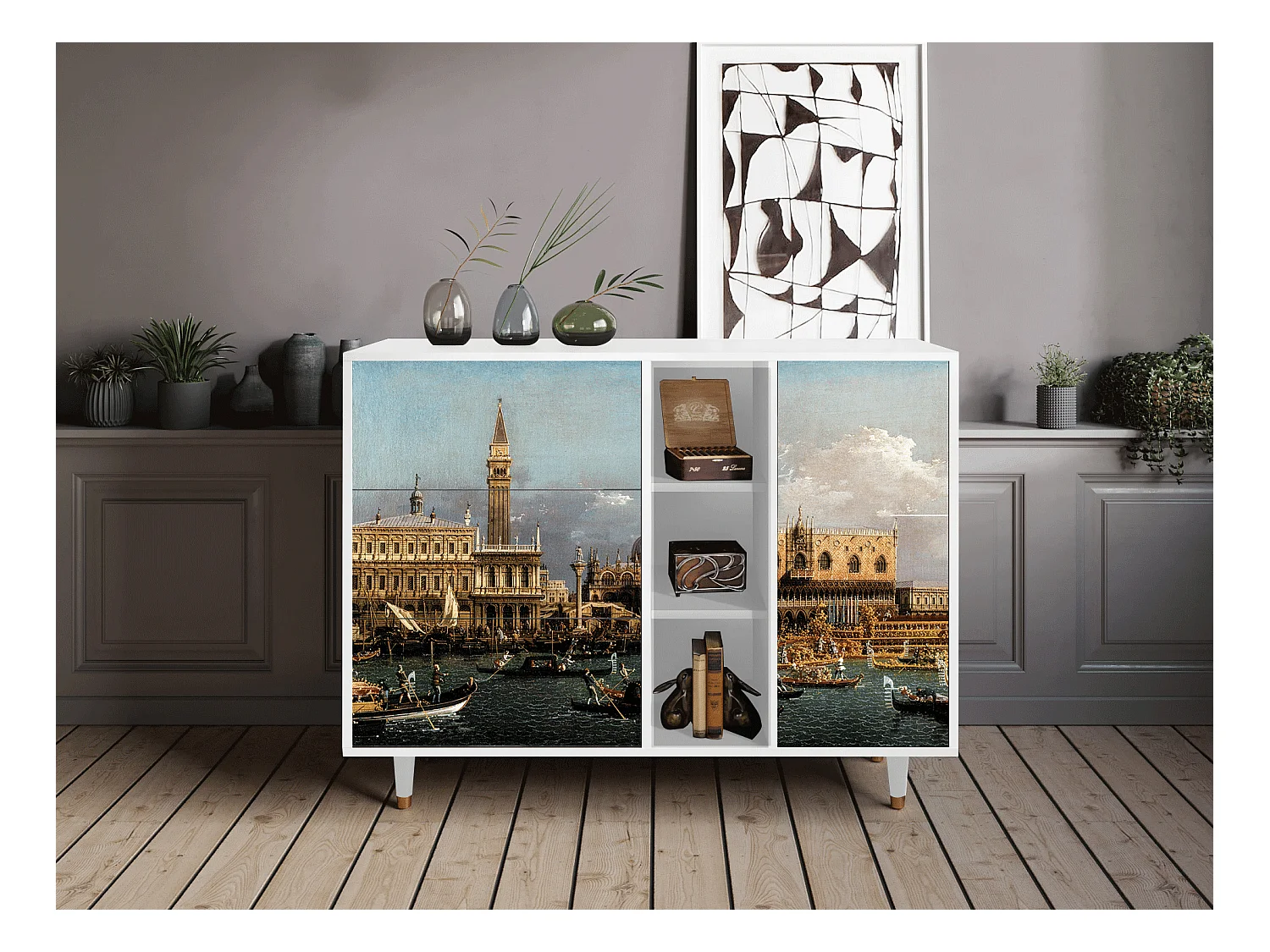 Buffet - 125x98x48 cm - BS2 - The Bucintoro, Blanc