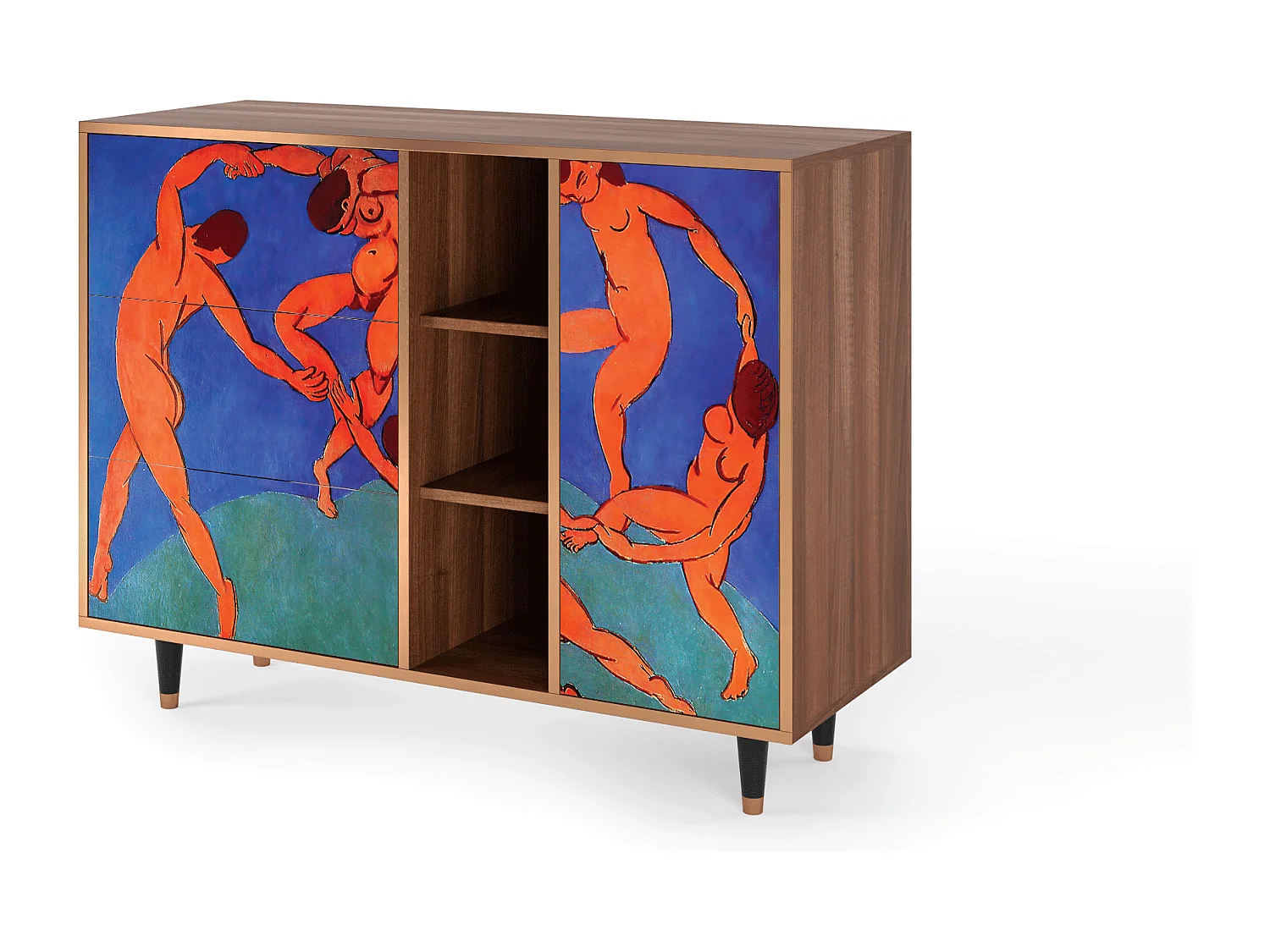 Dressoir - 125x98x48 cm - BS2 - The Dance by Matisse , Walnoot