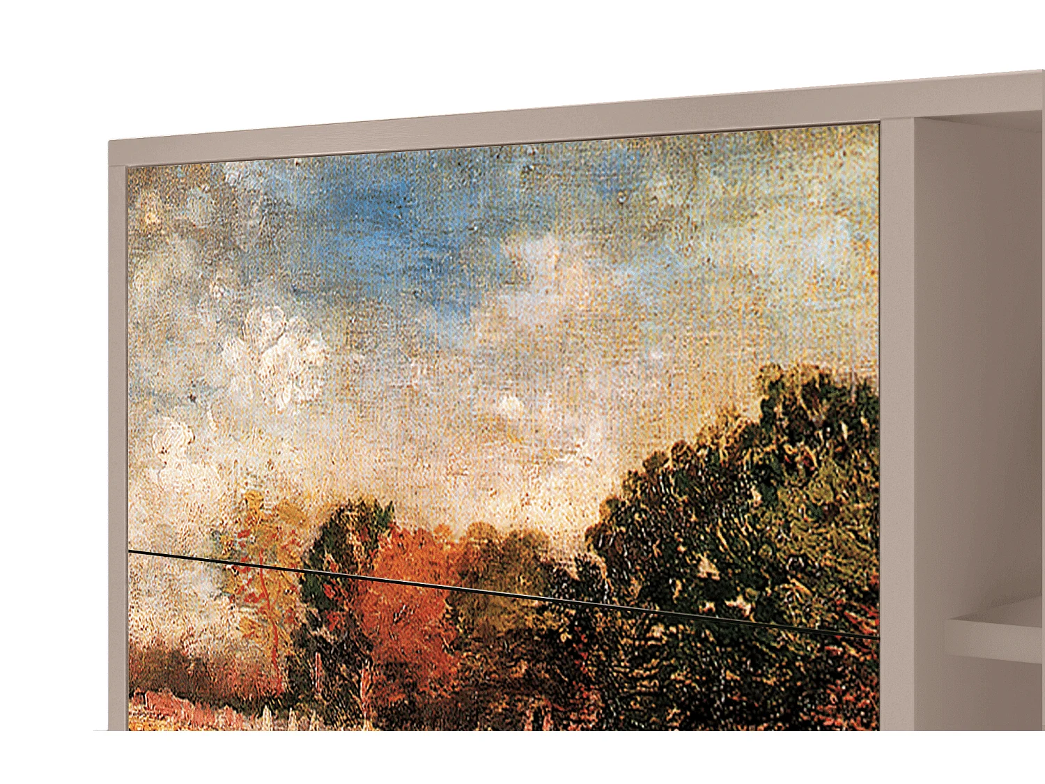 Aparador - 125x98x48 cm - BS2 - The Banks, Latte