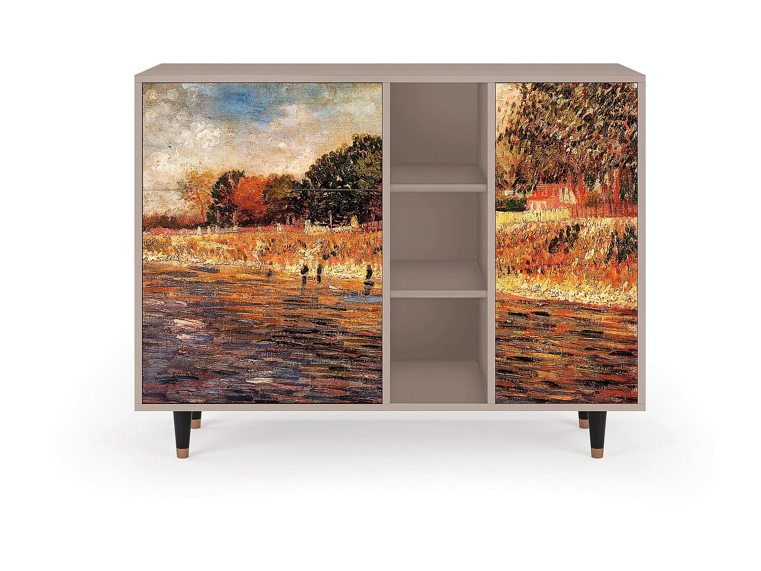 Credenza - 125x98x48 cm - BS2 - The Banks, Latte