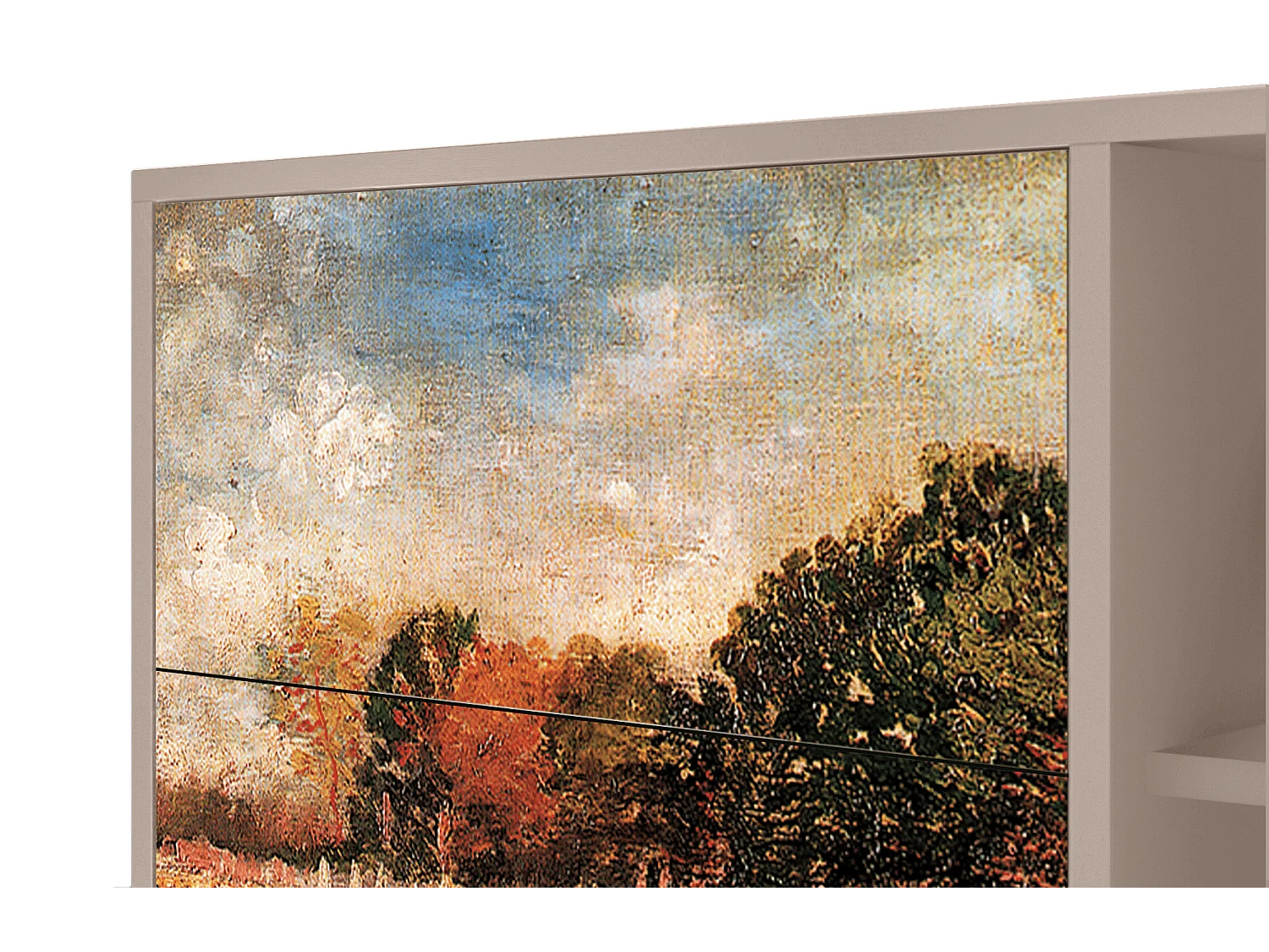 Credenza - 125x98x48 cm - BS2 - The Banks, Latte