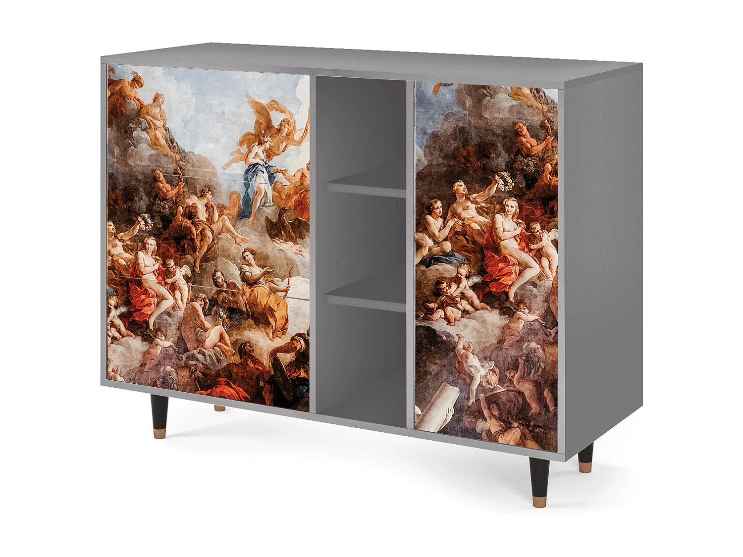 Sideboard - 125x98x48 cm - BS2 - Versailles, Grau
