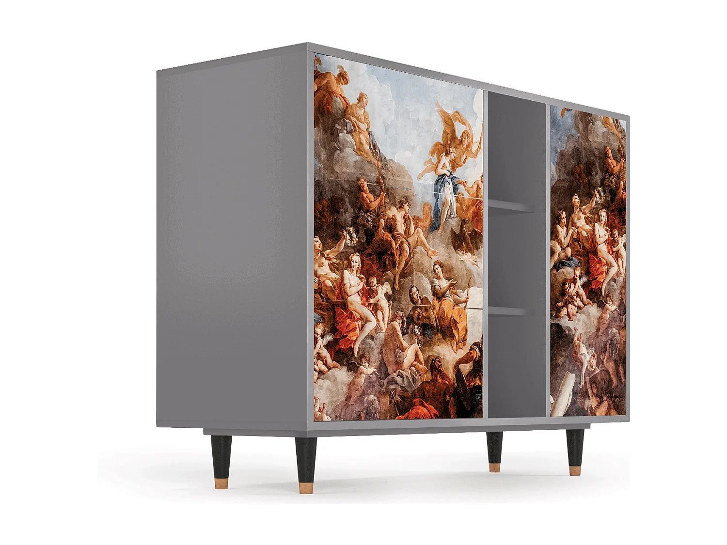 Sideboard - 125x98x48 cm - BS2 - Versailles, Grau