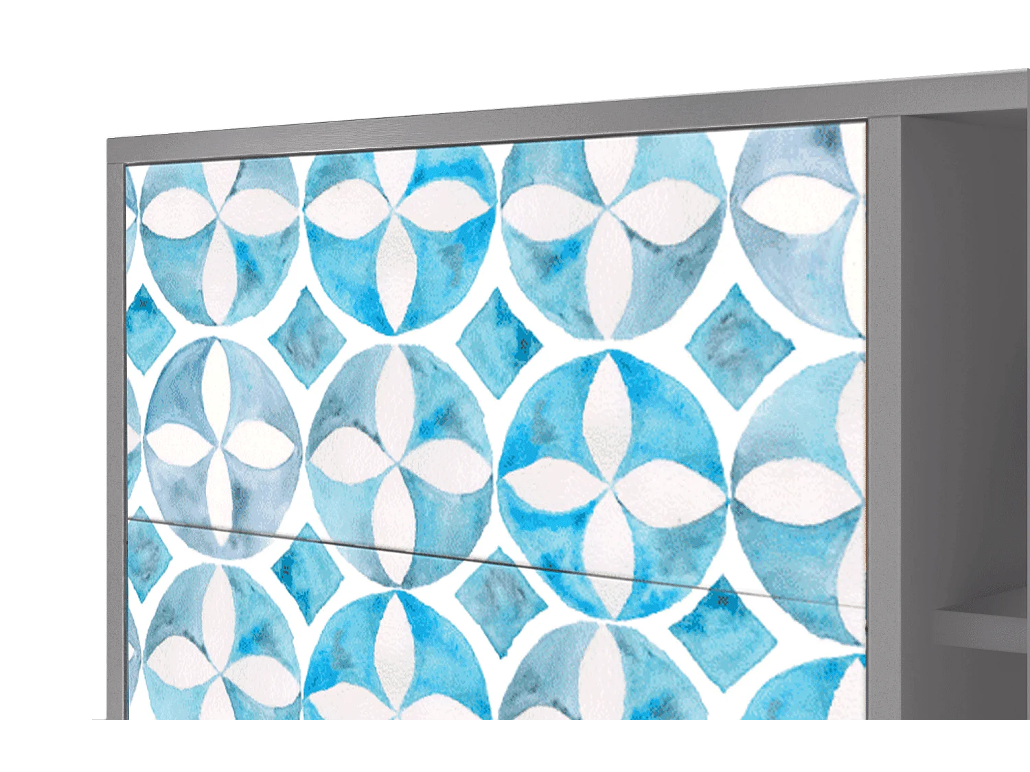 Buffet - 125x98x48 cm - BS2 - Porto Mood, Gris