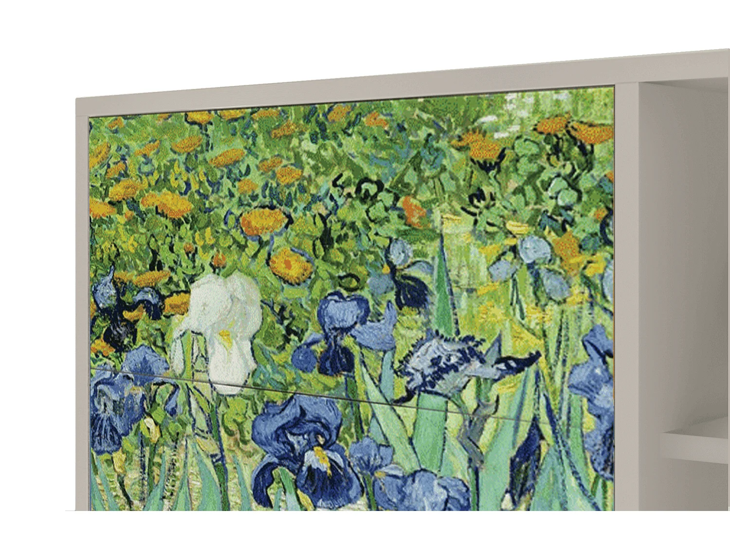 Buffet - 125x98x48 cm - BS2 - Irises , Sable