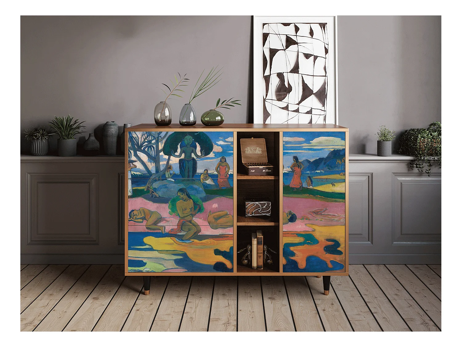 Buffet - 125x98x48 cm - BS2 - Day of the God, Noyer