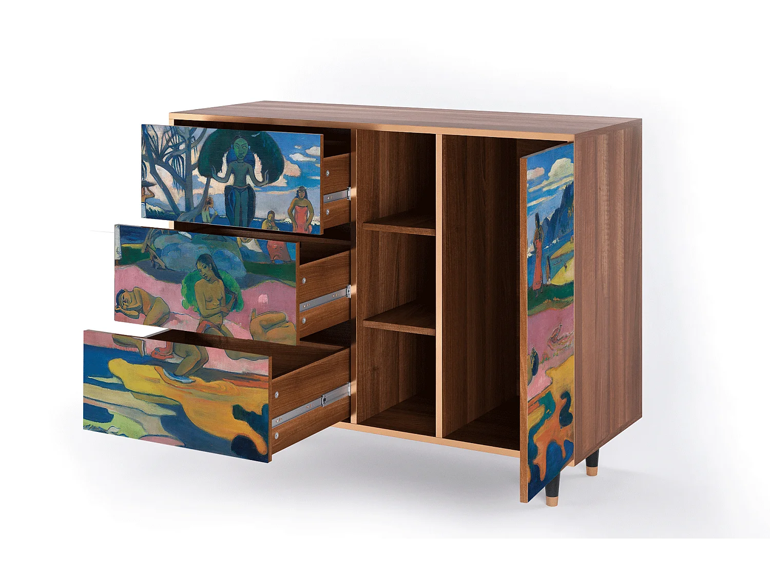 Buffet - 125x98x48 cm - BS2 - Day of the God, Noyer