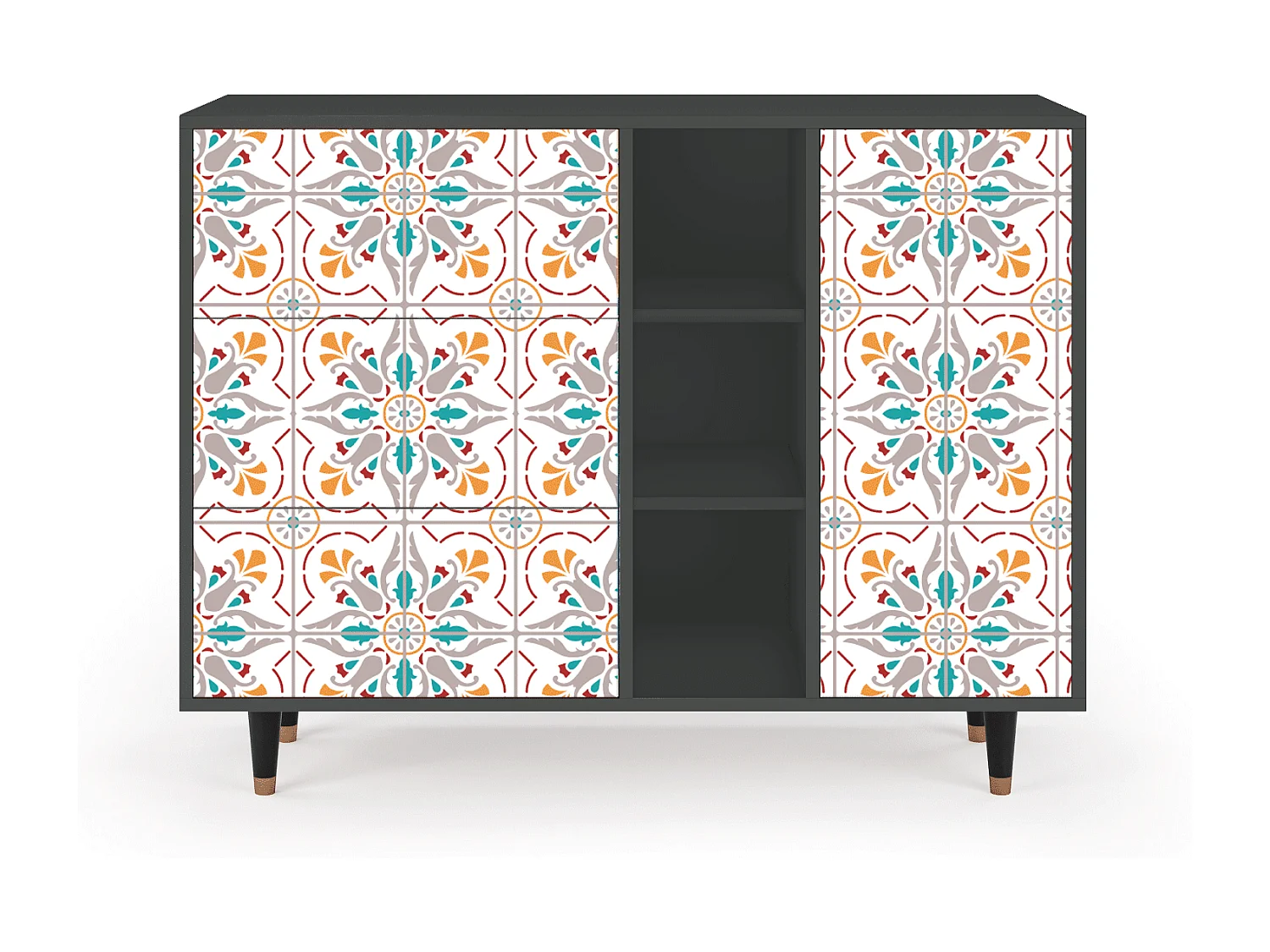 Buffet - 125x98x48 cm - BS2 - Spring Ceramics, Anthracite