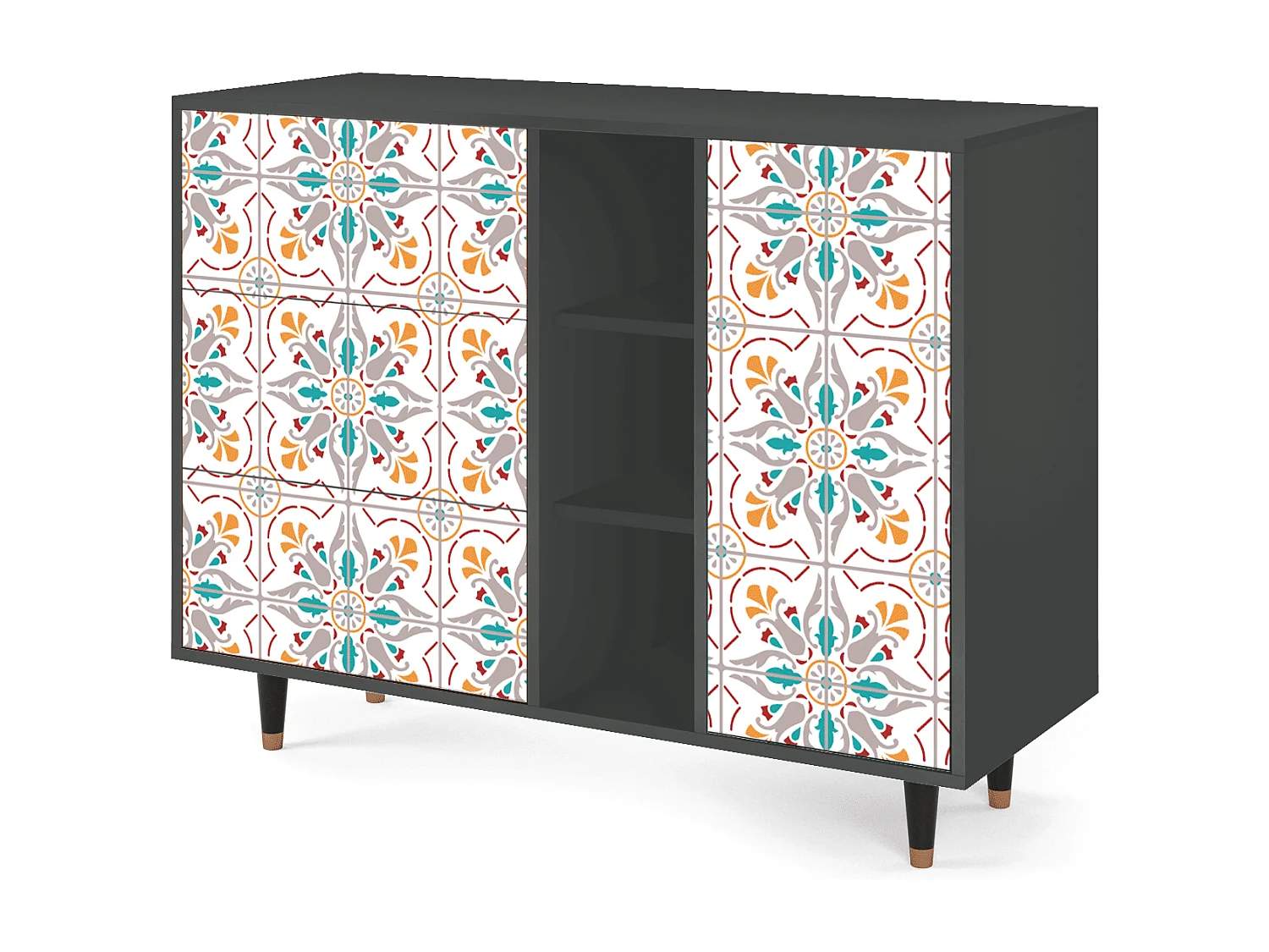 Buffet - 125x98x48 cm - BS2 - Spring Ceramics, Anthracite