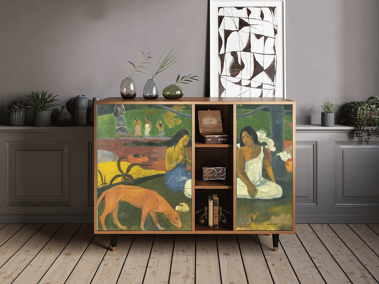 Dressoir - 125x98x48 cm - BS2 - Arearea , Walnoot