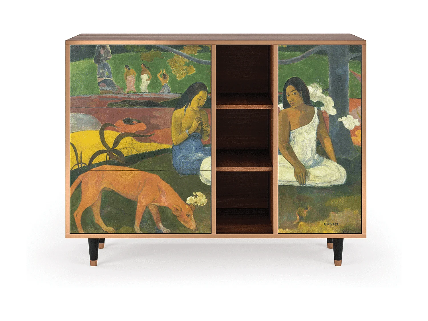 Dressoir - 125x98x48 cm - BS2 - Arearea , Walnoot