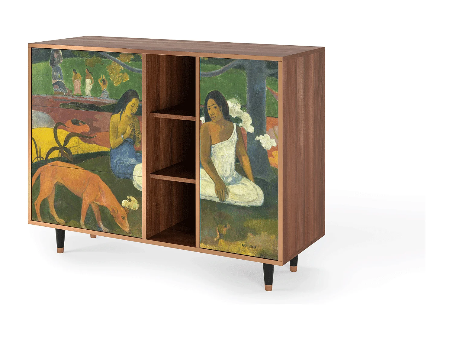 Dressoir - 125x98x48 cm - BS2 - Arearea , Walnoot