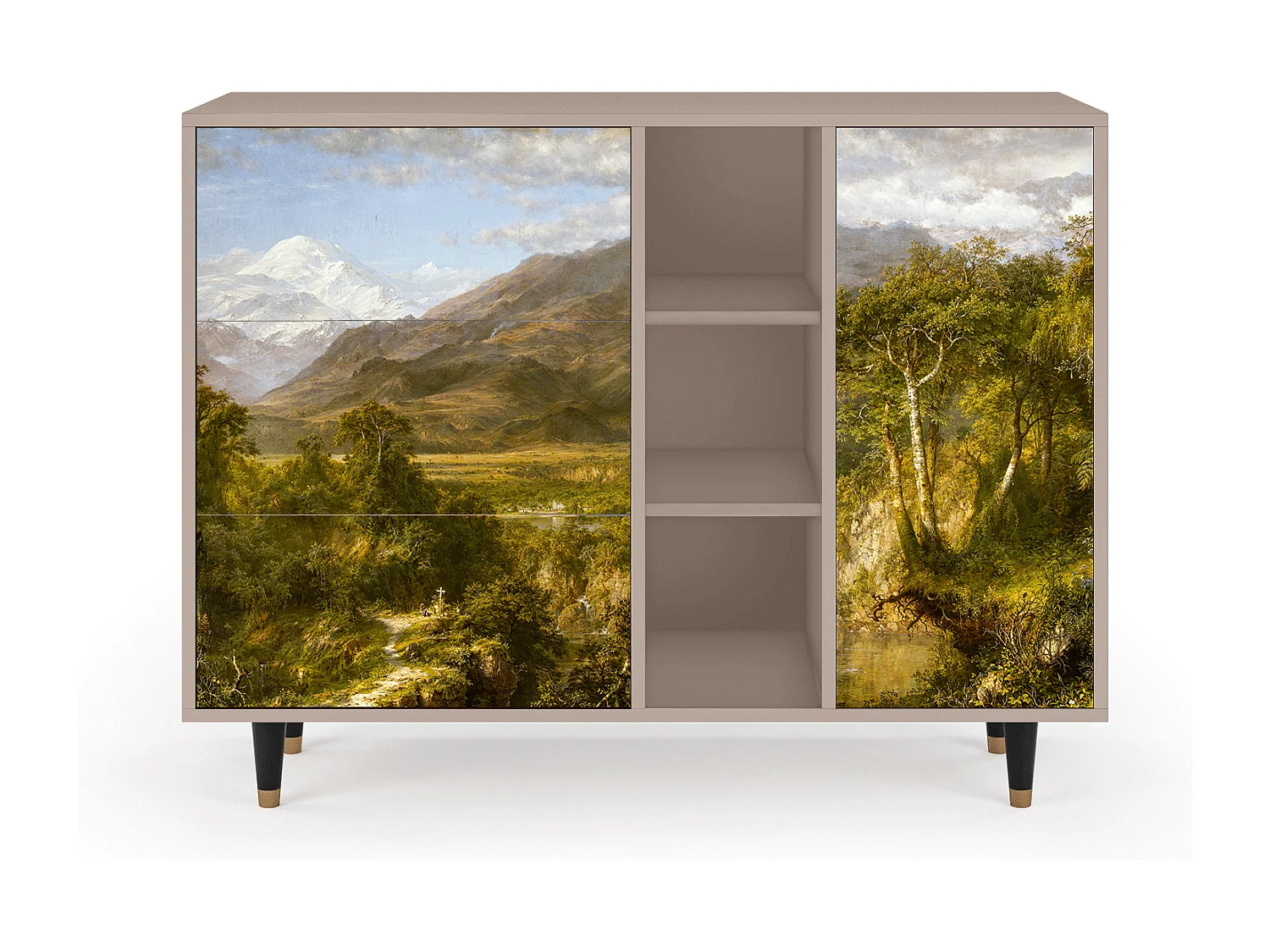 Aparador - 125x98x48 cm - BS2 - The Heart of the Andes , Latte