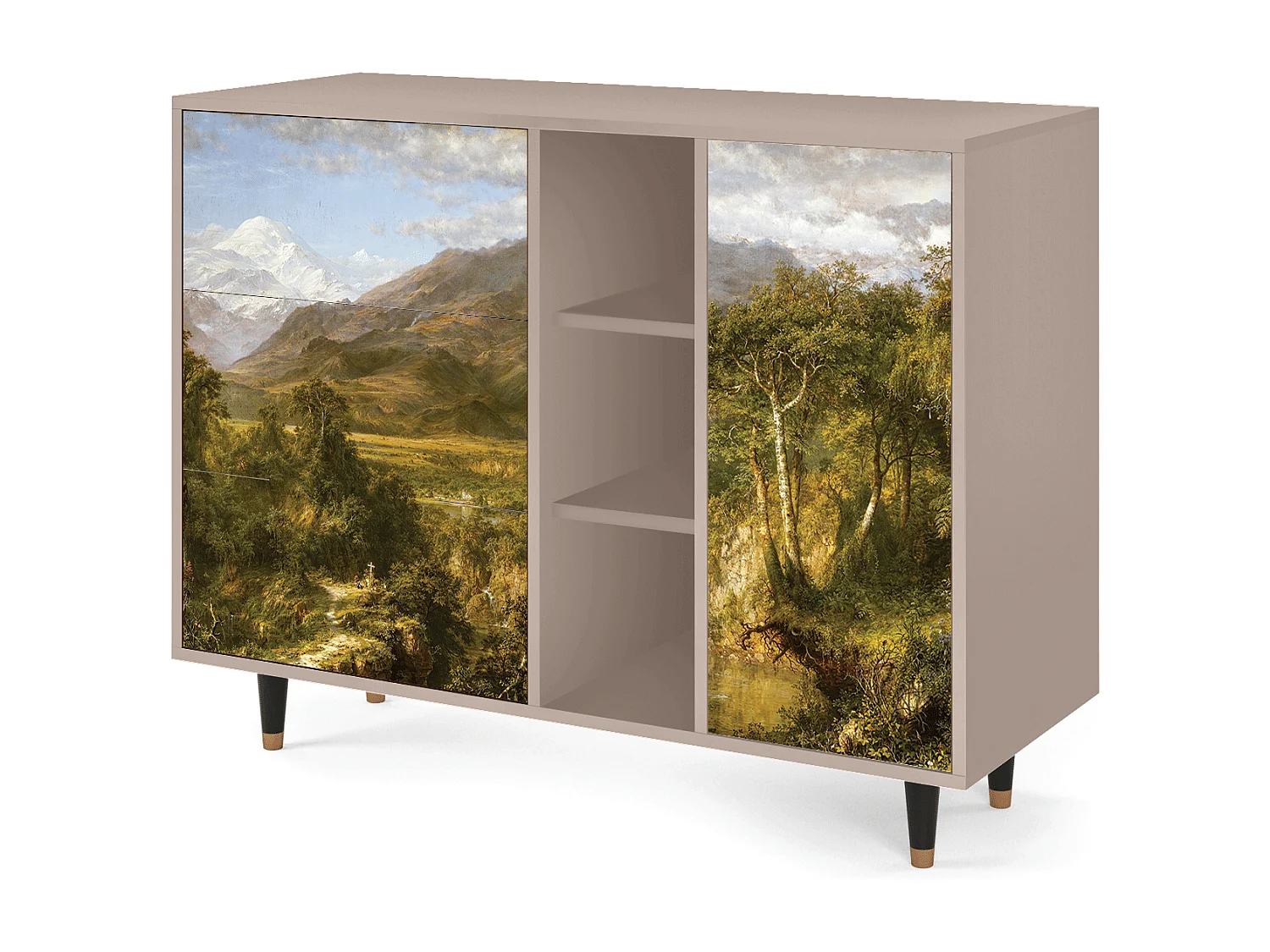 Aparador - 125x98x48 cm - BS2 - The Heart of the Andes , Latte