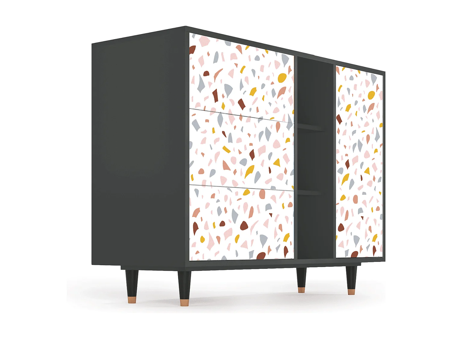 Buffet - 125x98x48 cm - BS2 - Marmelade Cheese, Anthracite