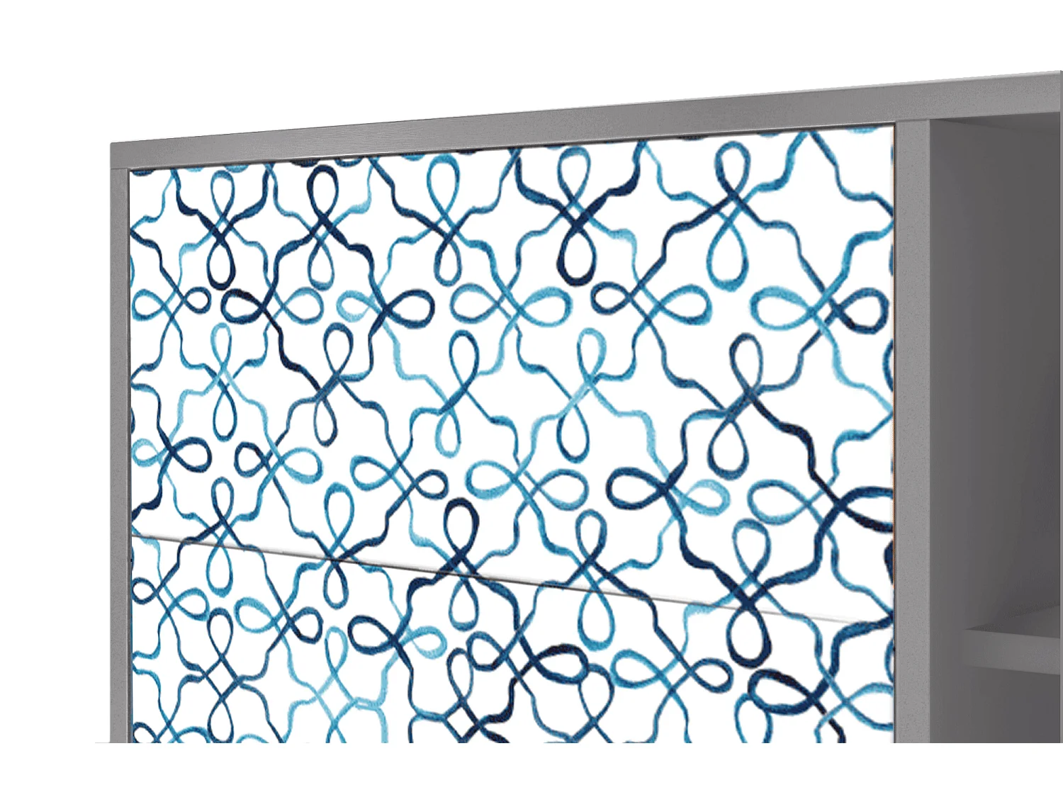 Buffet - 125x98x48 cm - BS2 - Marine Strings, Gris