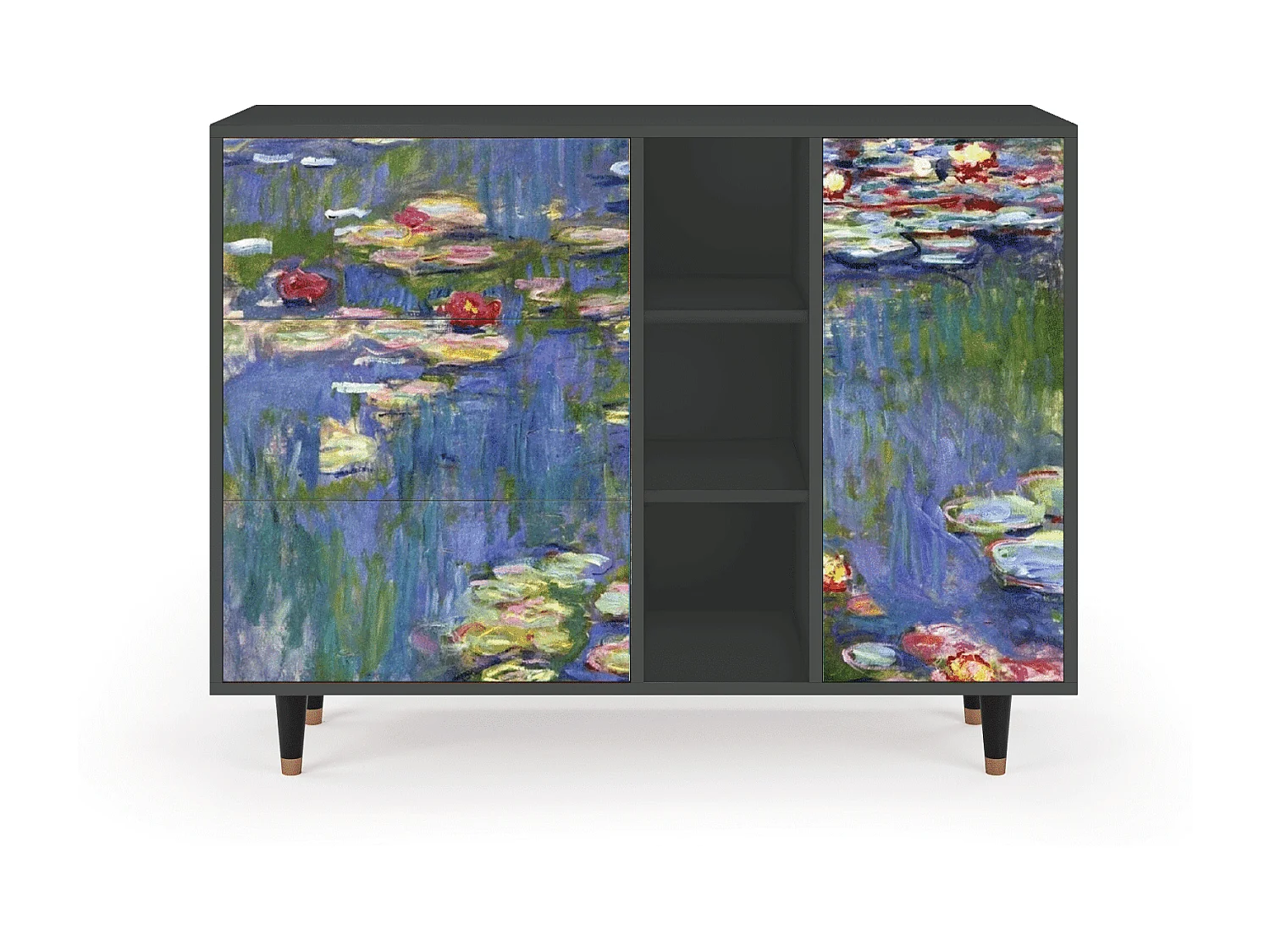 Aparador - 125x98x48 cm - BS2 - The water lily pond  , Antracita