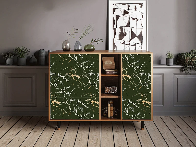 Buffet - 125x98x48 cm - BS2 - Amazon Forest, Noyer