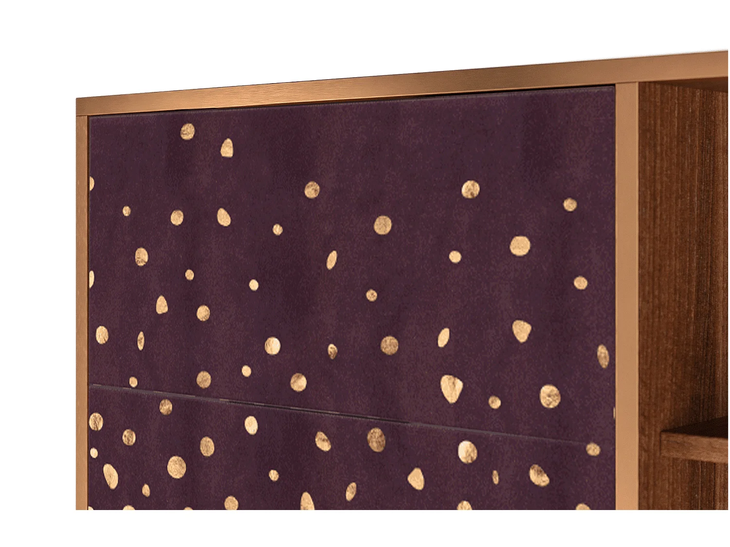 Buffet - 125x98x48 cm - BS2 - Glowworms, Noyer