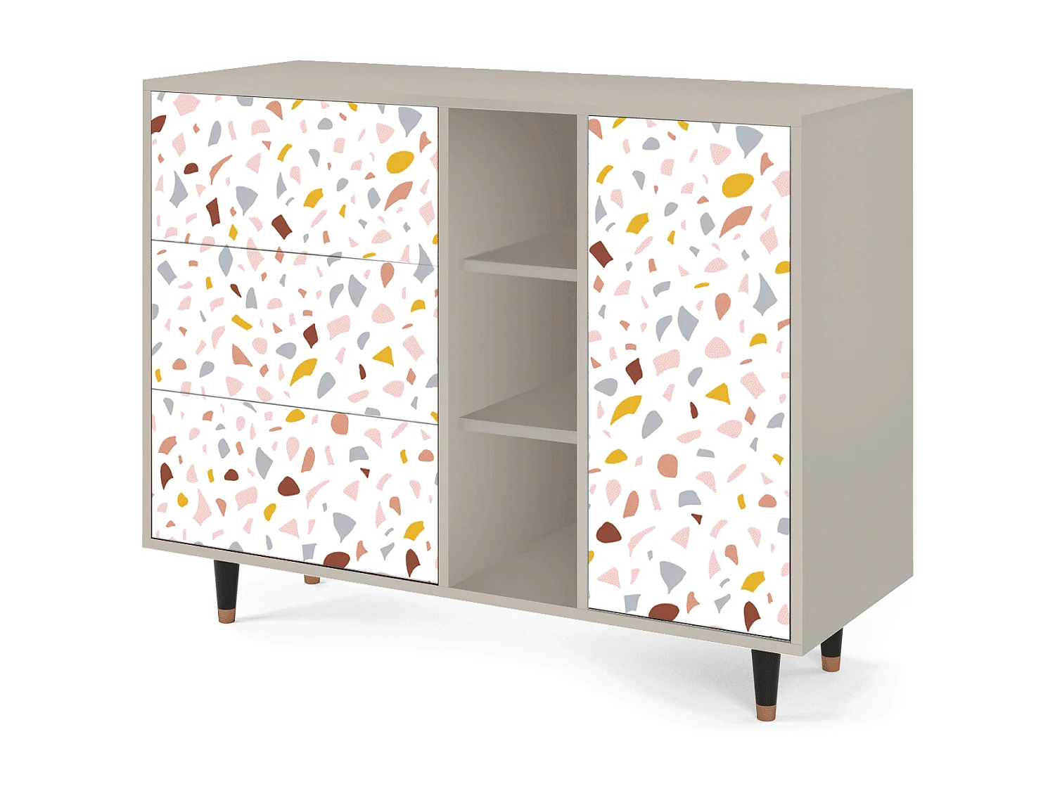Credenza - 125x98x48 cm - BS2 - Marmelade Cheese, Sabbia