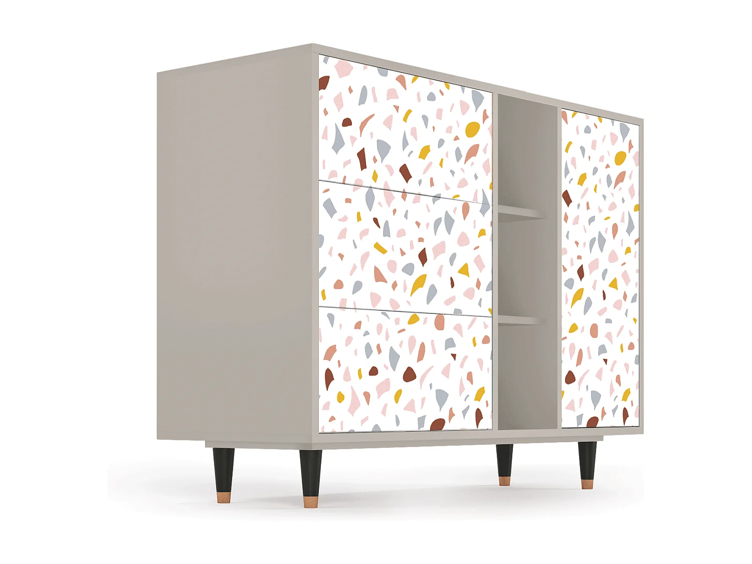 Credenza - 125x98x48 cm - BS2 - Marmelade Cheese, Sabbia