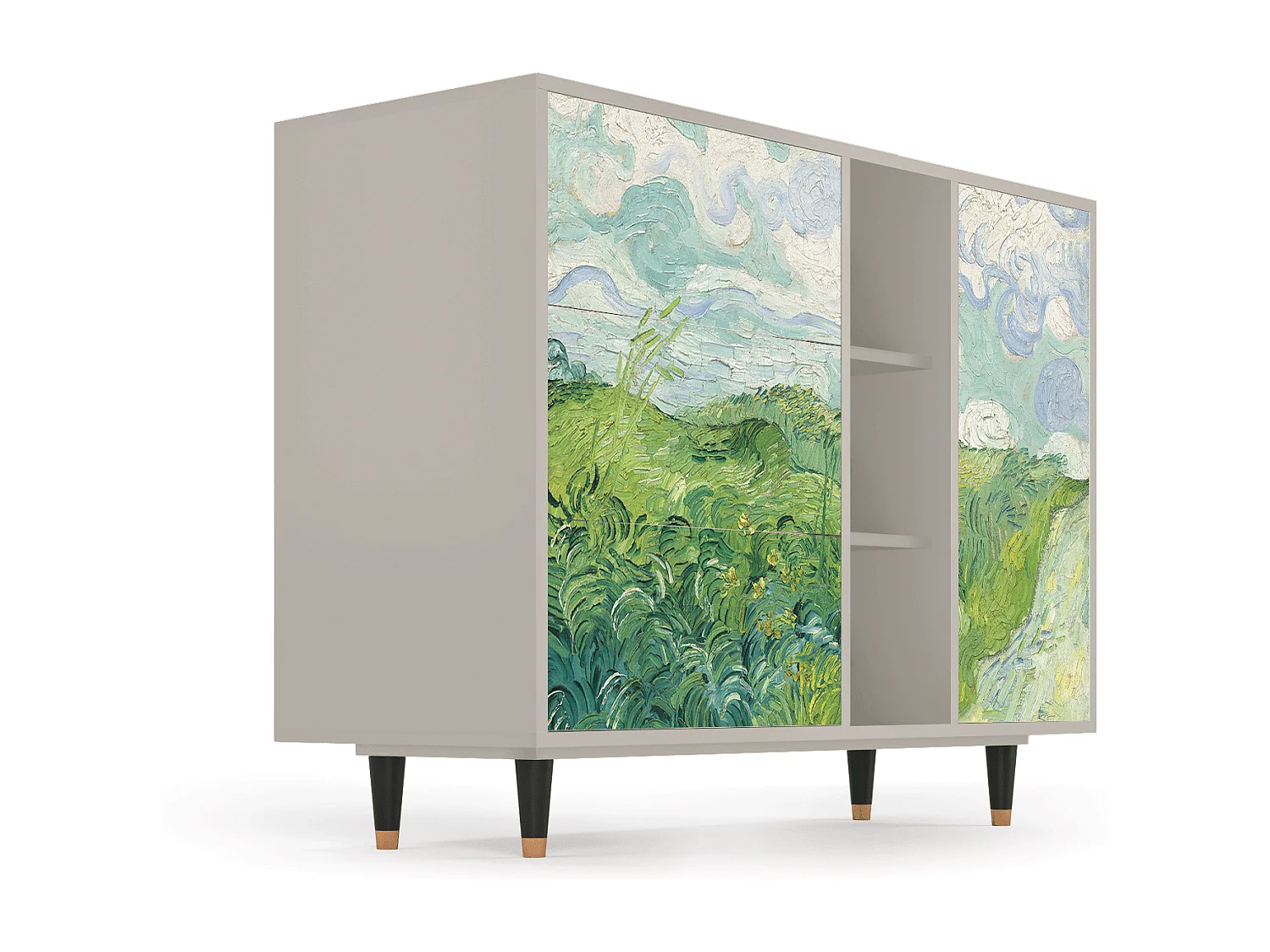 Buffet - 125x98x48 cm - BS2 - Green Wheat Fields, Sable