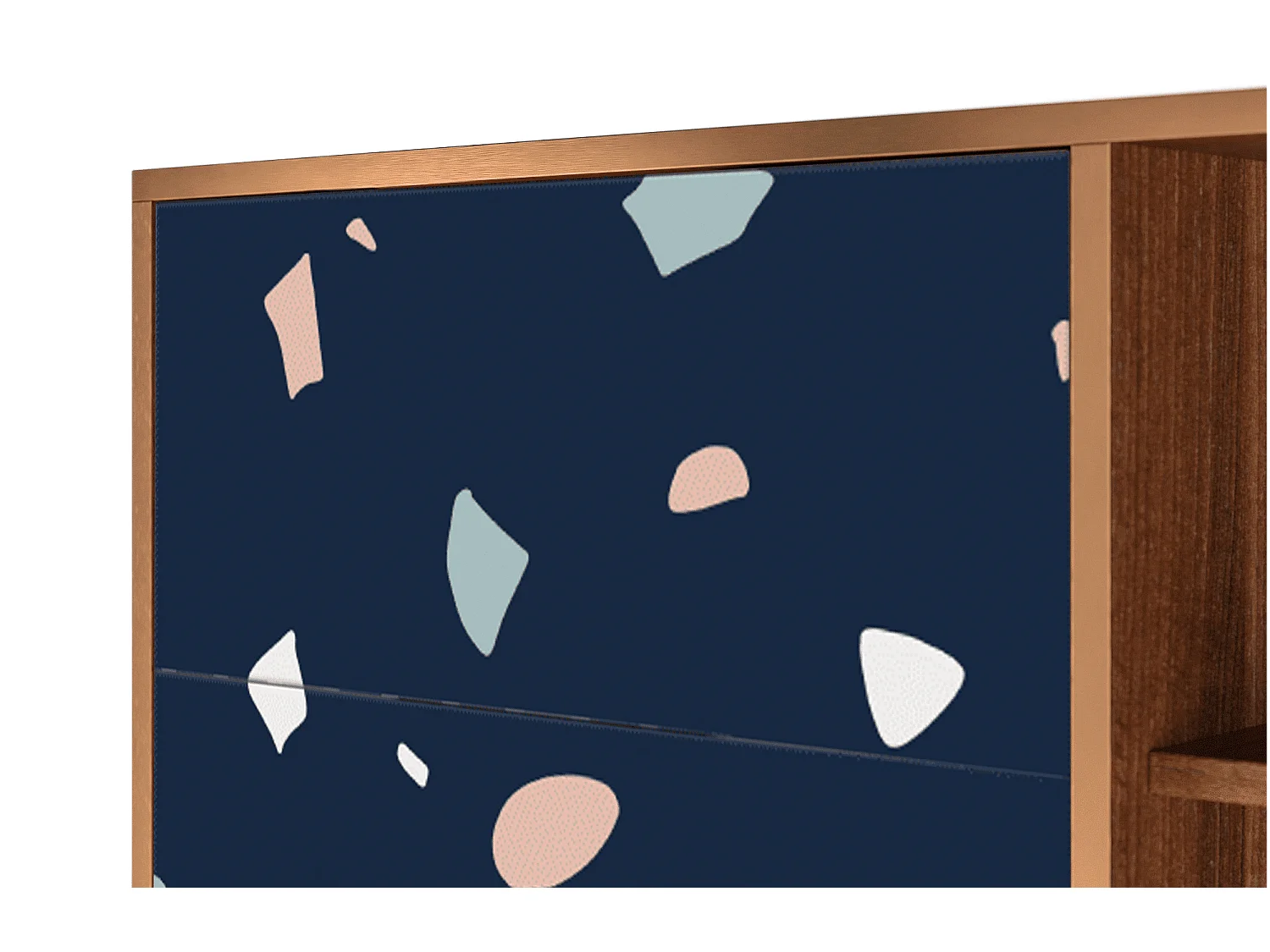 Dressoir - 125x98x48 cm - BS2 - Space Satellites, Walnoot