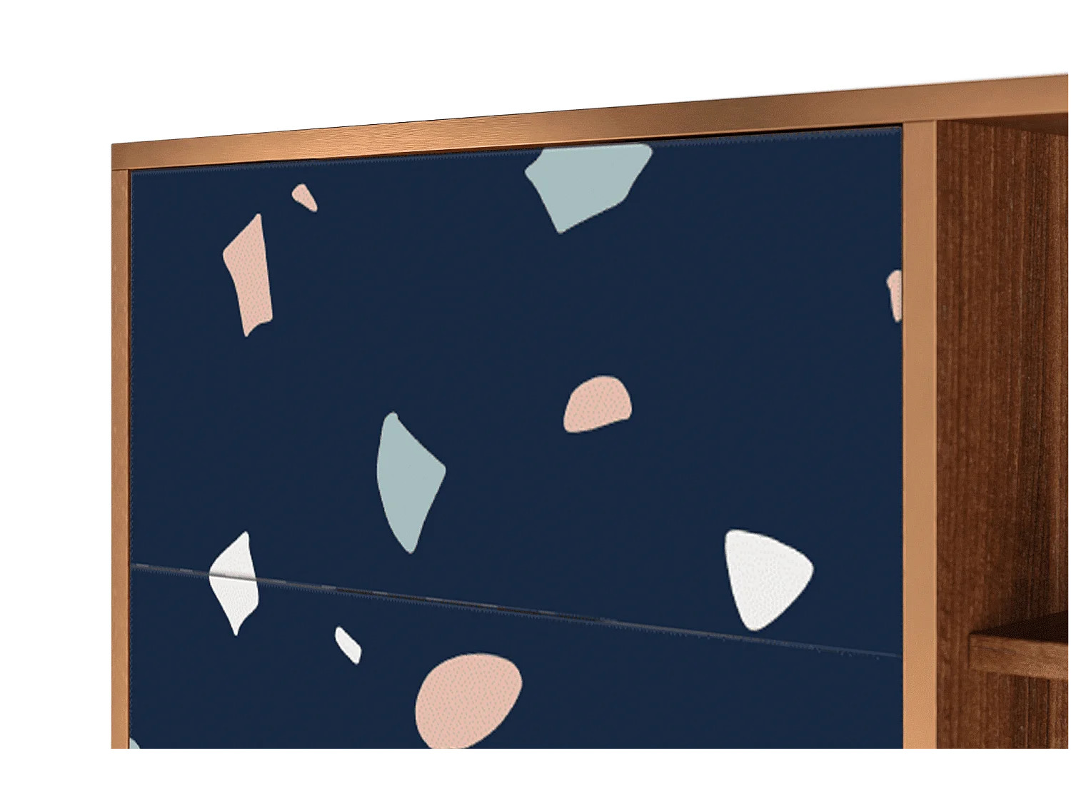 Buffet - 125x98x48 cm - BS2 - Space Satellites, Noyer