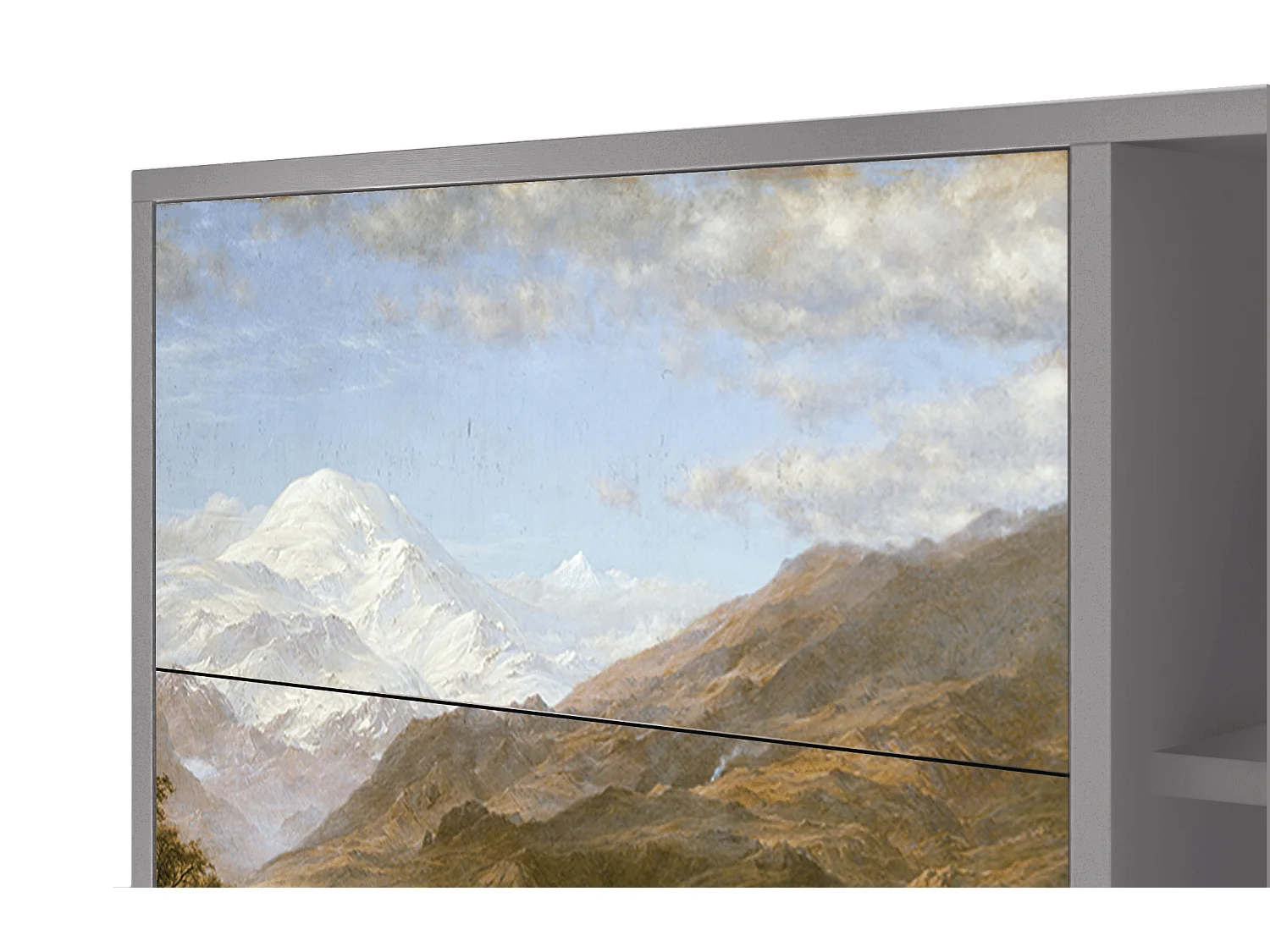 Aparador - 125x98x48 cm - BS2 - The Heart of the Andes , Gris