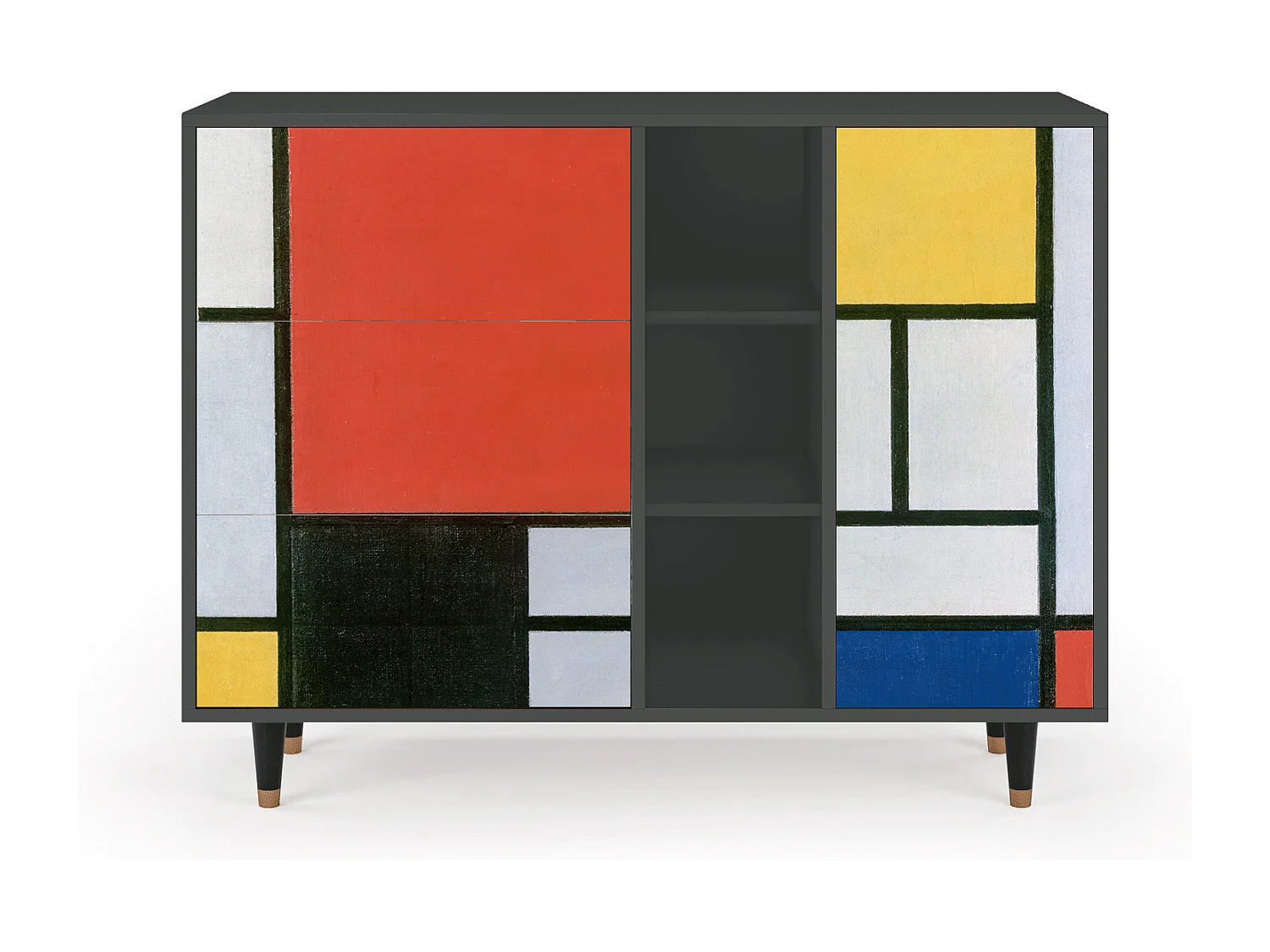 Credenza - 125x98x48 cm - BS2 - Composition, Antracite