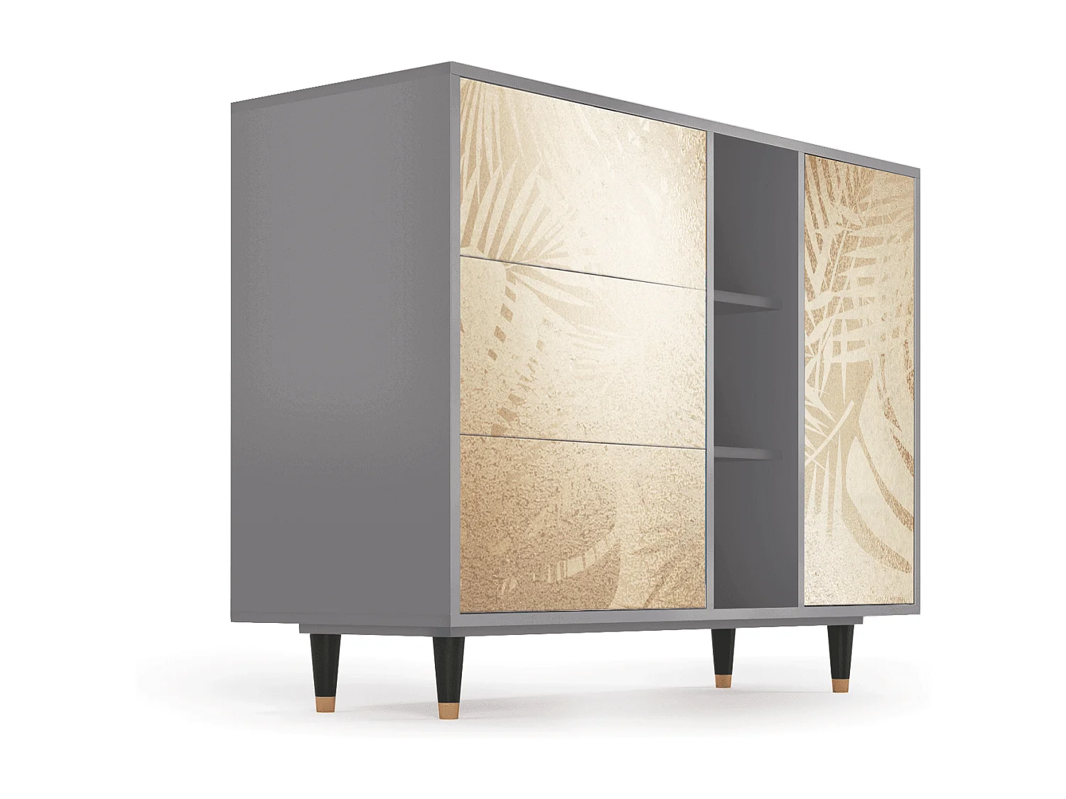 Buffet - 125x98x48 cm - BS2 - Plant of the Dessert, Gris