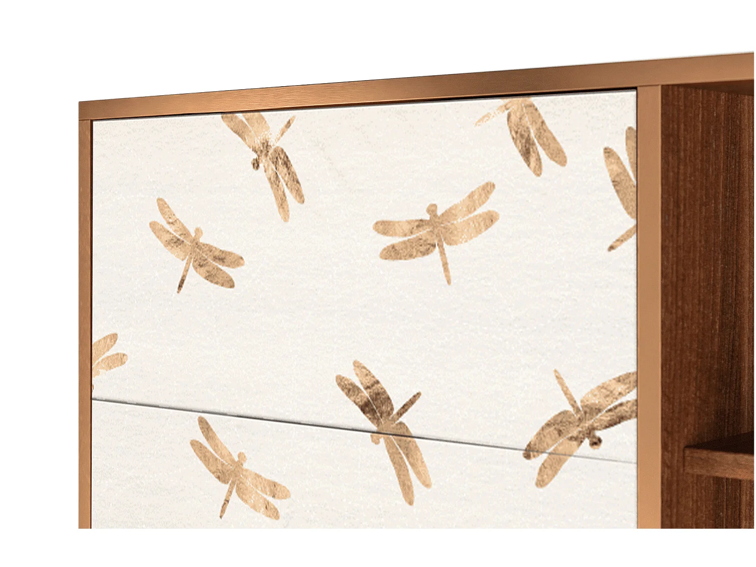 Buffet - 125x98x48 cm - BS2 - Nude Dragonflies, Noyer