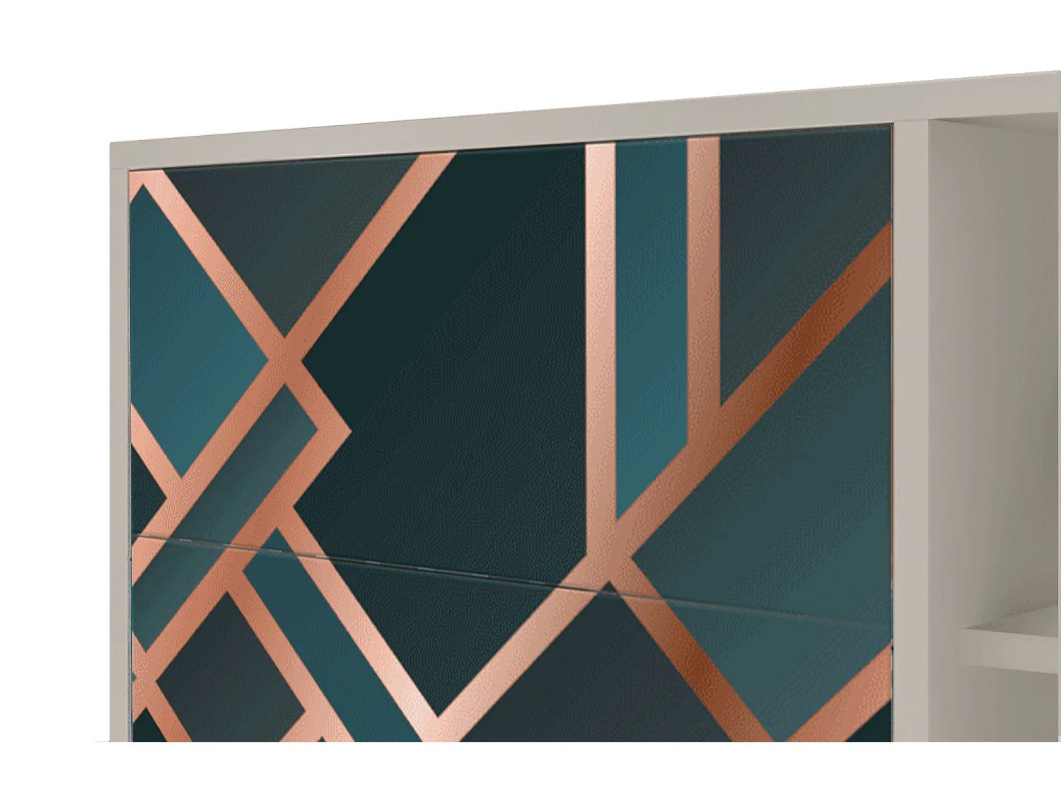 Buffet - 125x98x48 cm - BS2 - Bronze Crossroad, Sable