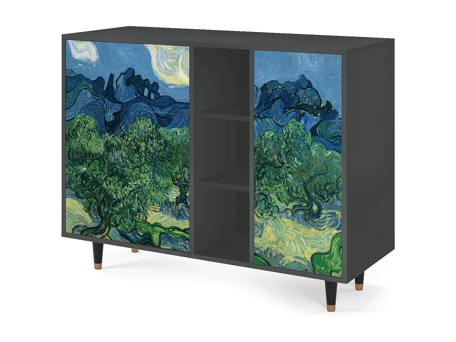 Credenza - 125x98x48 cm - BS2 - The Oil Trees, Antracite