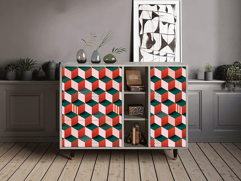 Dressoir - 125x98x48 cm - BS2 - Pepsi-Cola, Zand