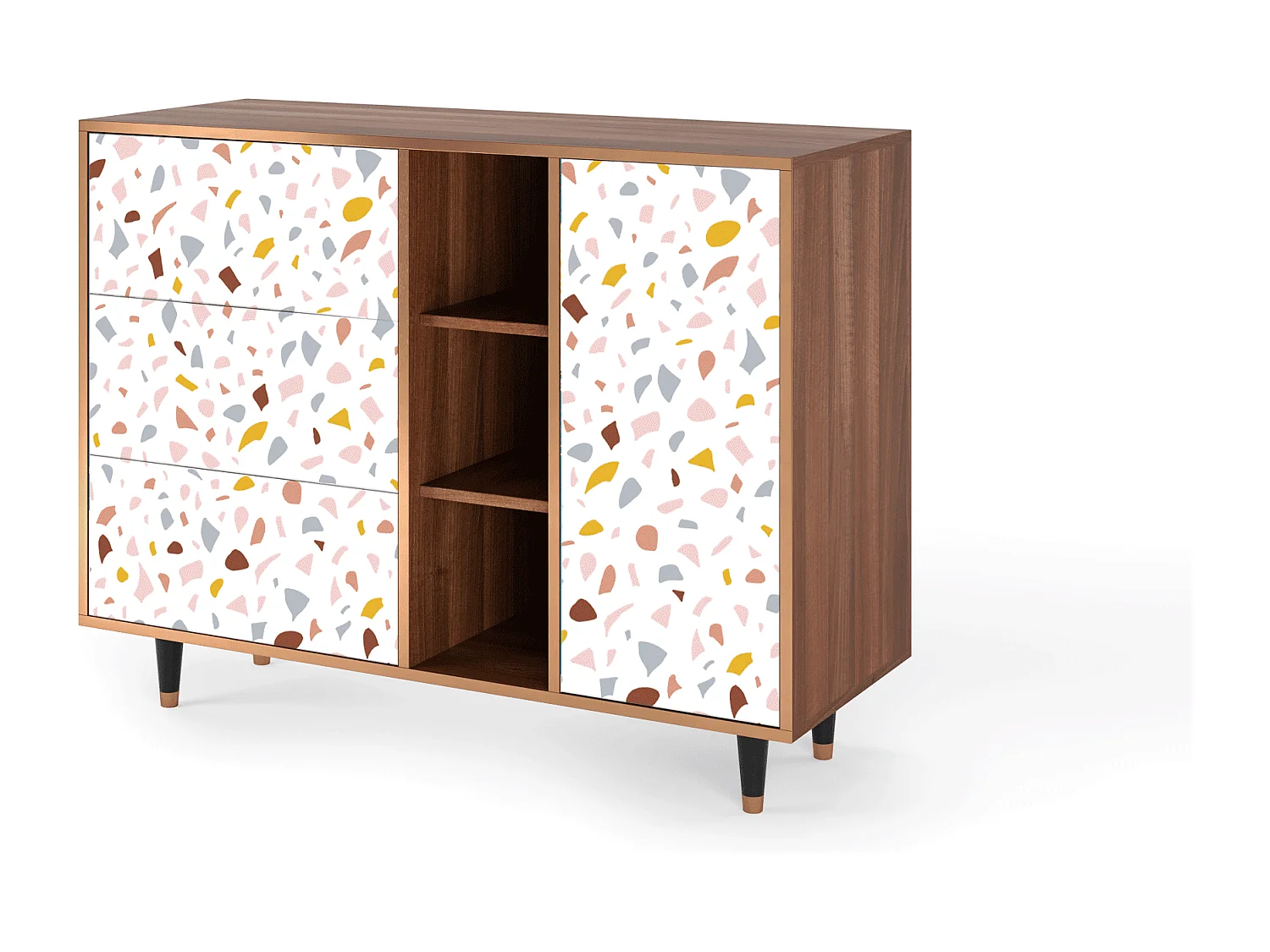 Buffet - 125x98x48 cm - BS2 - Marmelade Cheese, Noyer