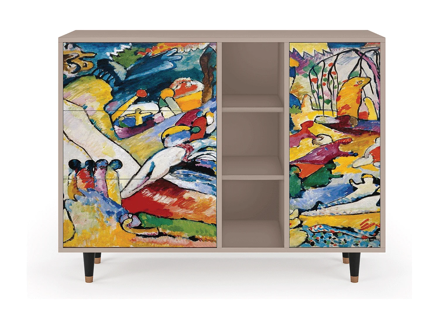 Buffet - 125x98x48 cm - BS2 - Improvisation 26  , Latte