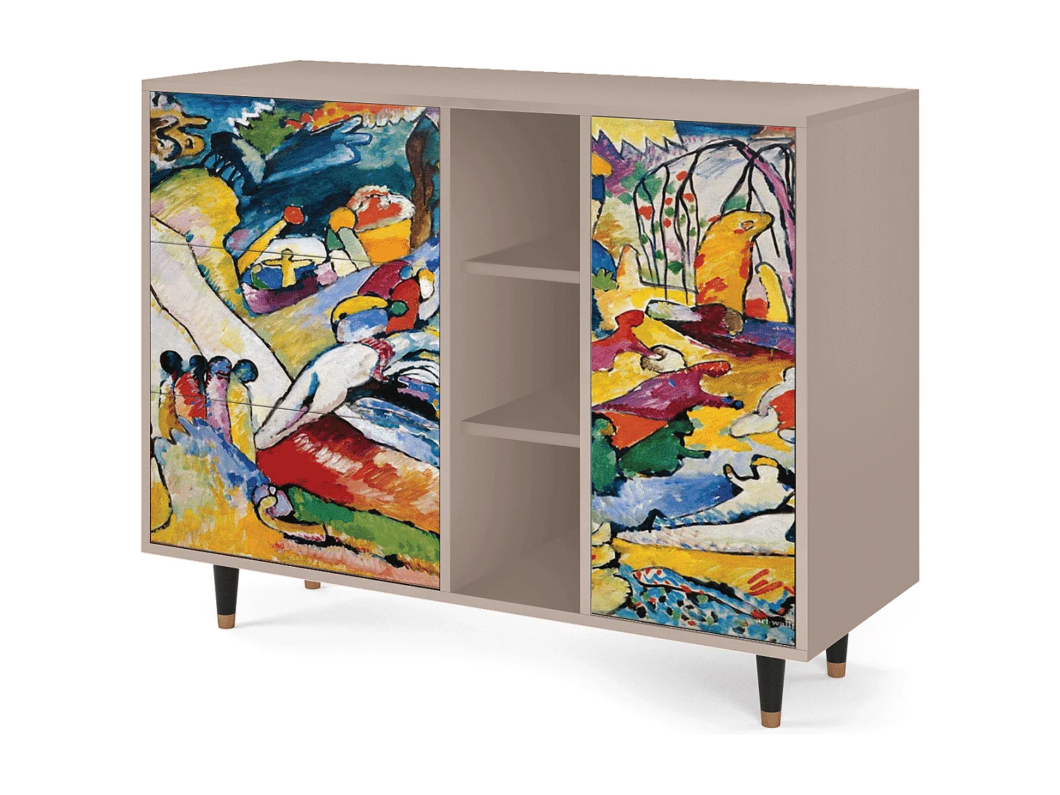 Buffet - 125x98x48 cm - BS2 - Improvisation 26  , Latte