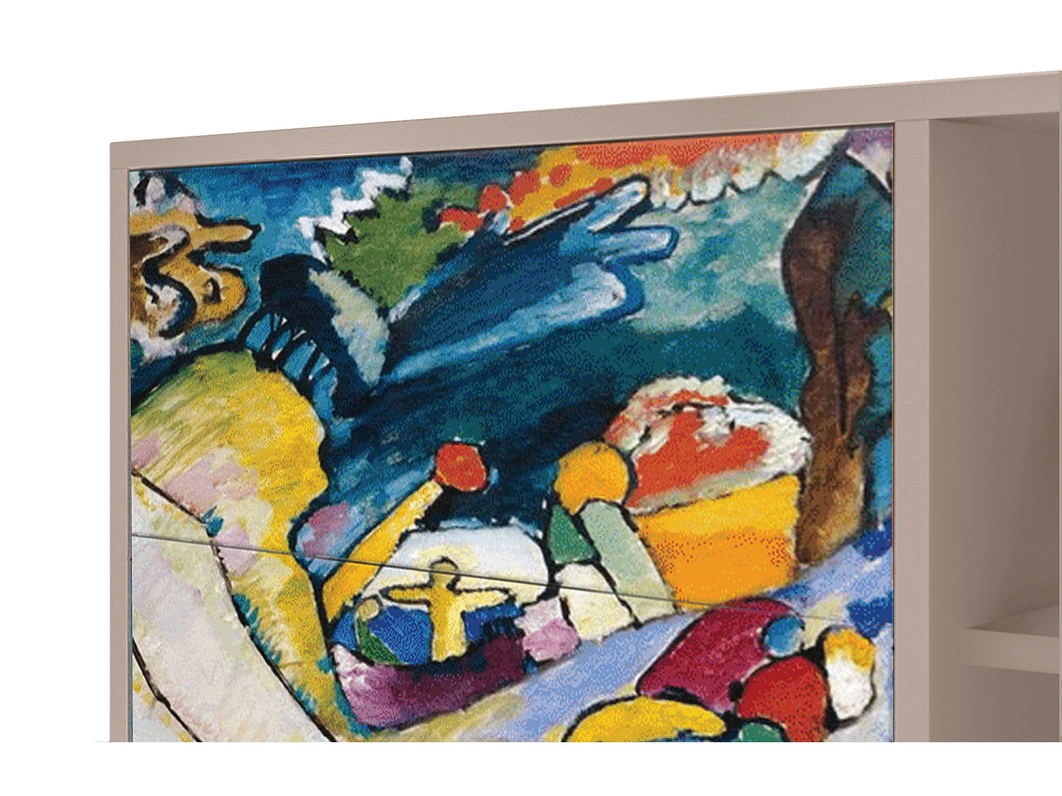 Buffet - 125x98x48 cm - BS2 - Improvisation 26  , Latte