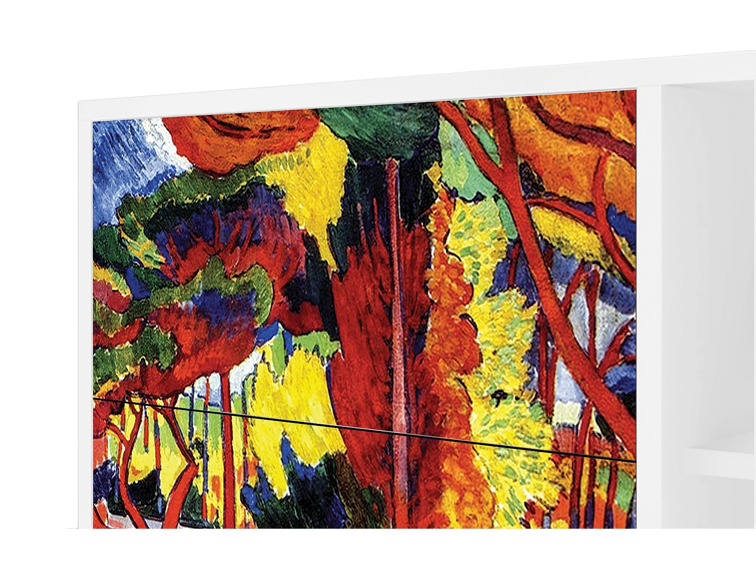 Buffet - 125x98x48 cm - BS2 - The Turning Road, Blanc