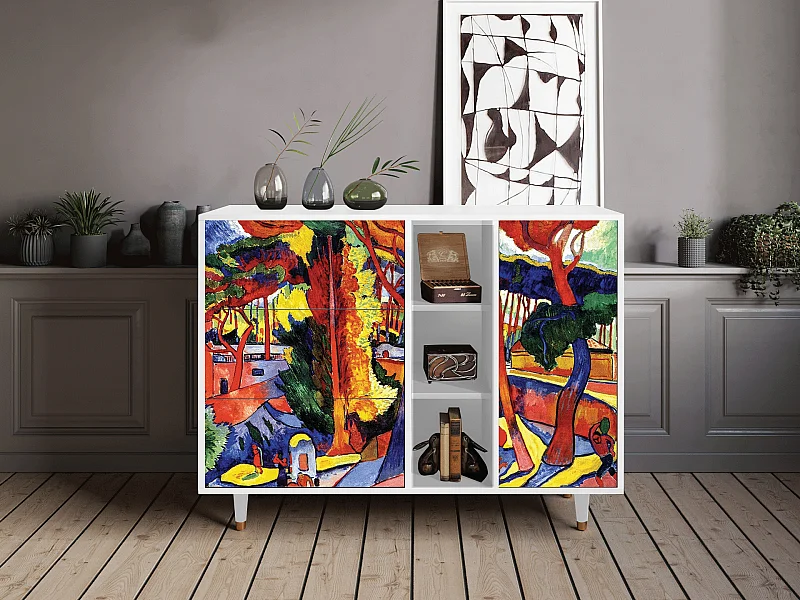 Credenza - 125x98x48 cm - BS2 - The Turning Road, Bianco