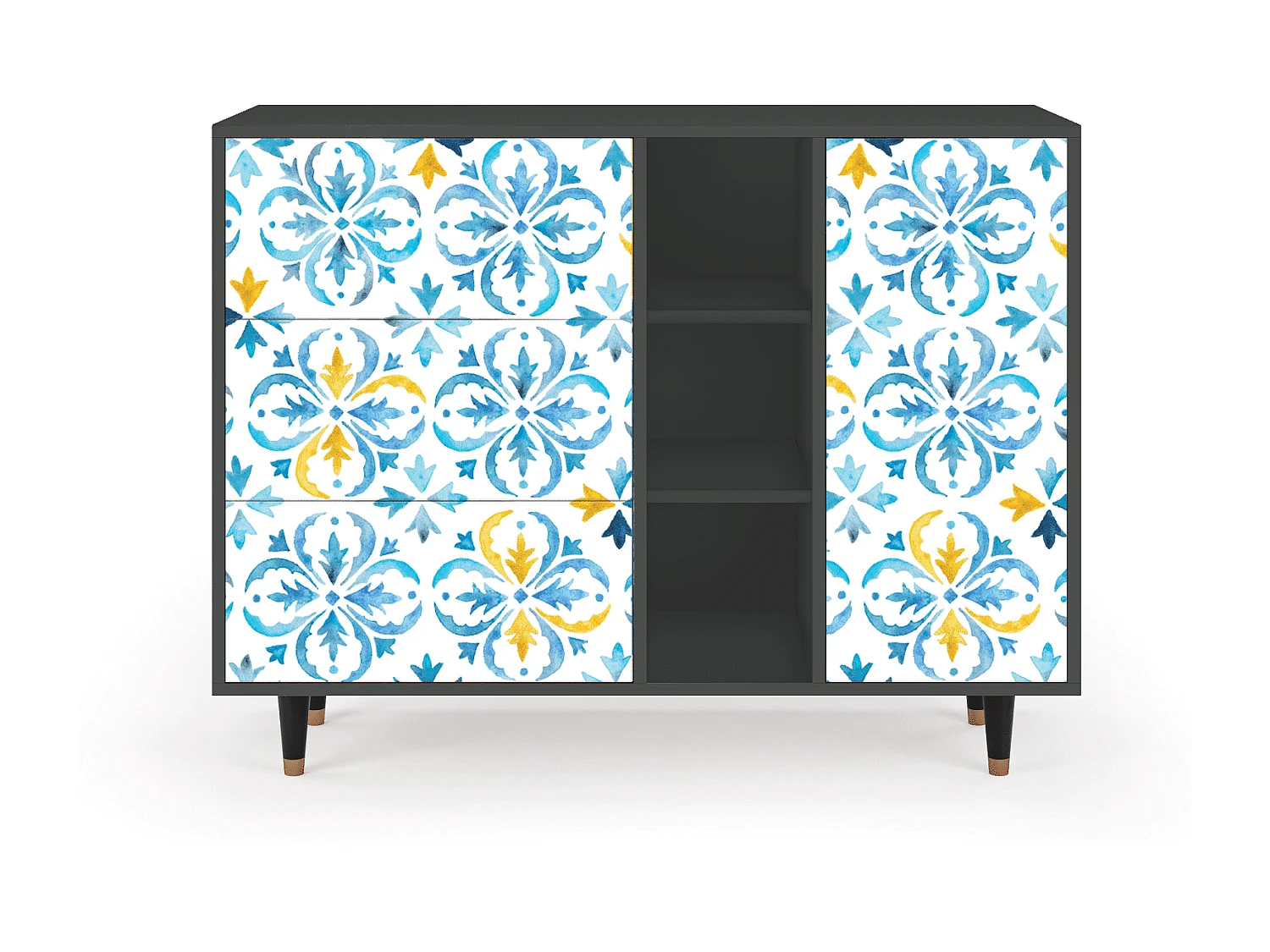 Buffet - 125x98x48 cm - BS2 - Lisbon Flover, Anthracite