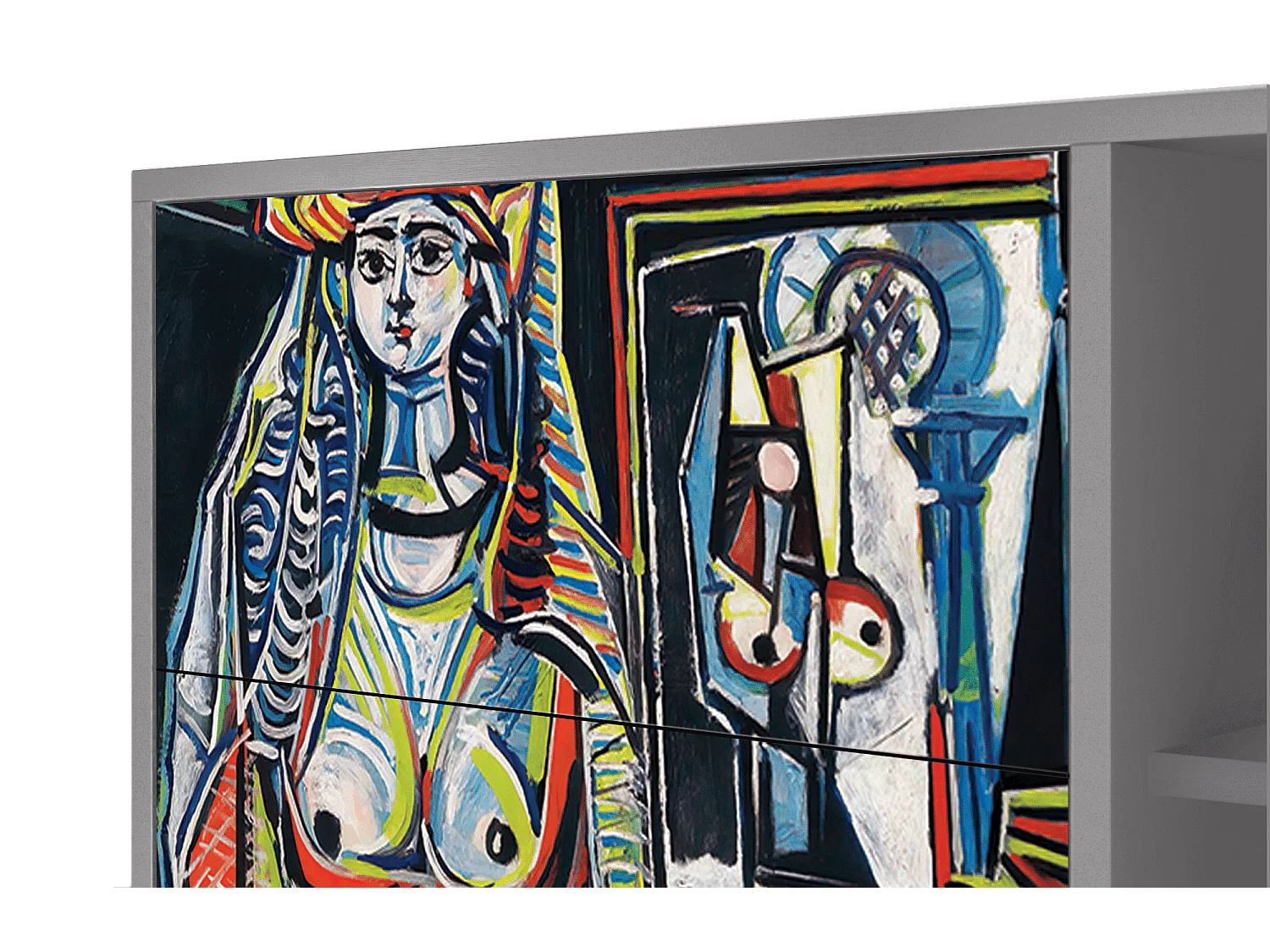 Aparador - 125x98x48 cm - BS2 - Women of Algiers, Cinza