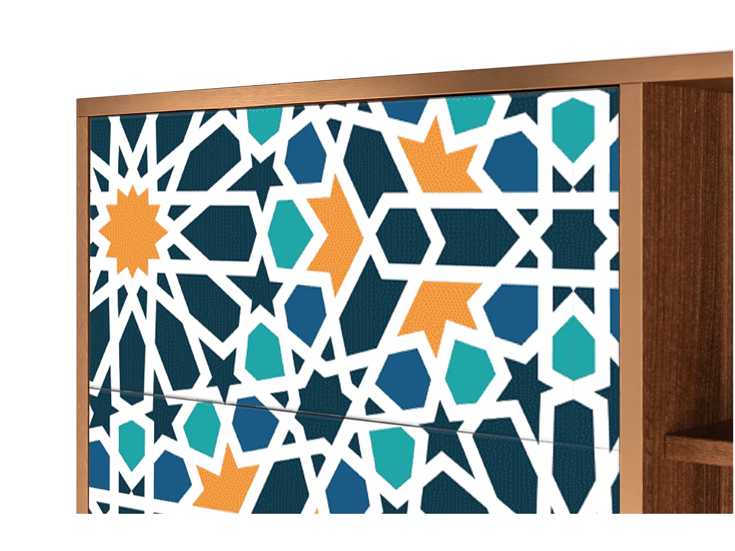 Buffet - 125x98x48 cm - BS2 - Kaleidoscope, Noyer