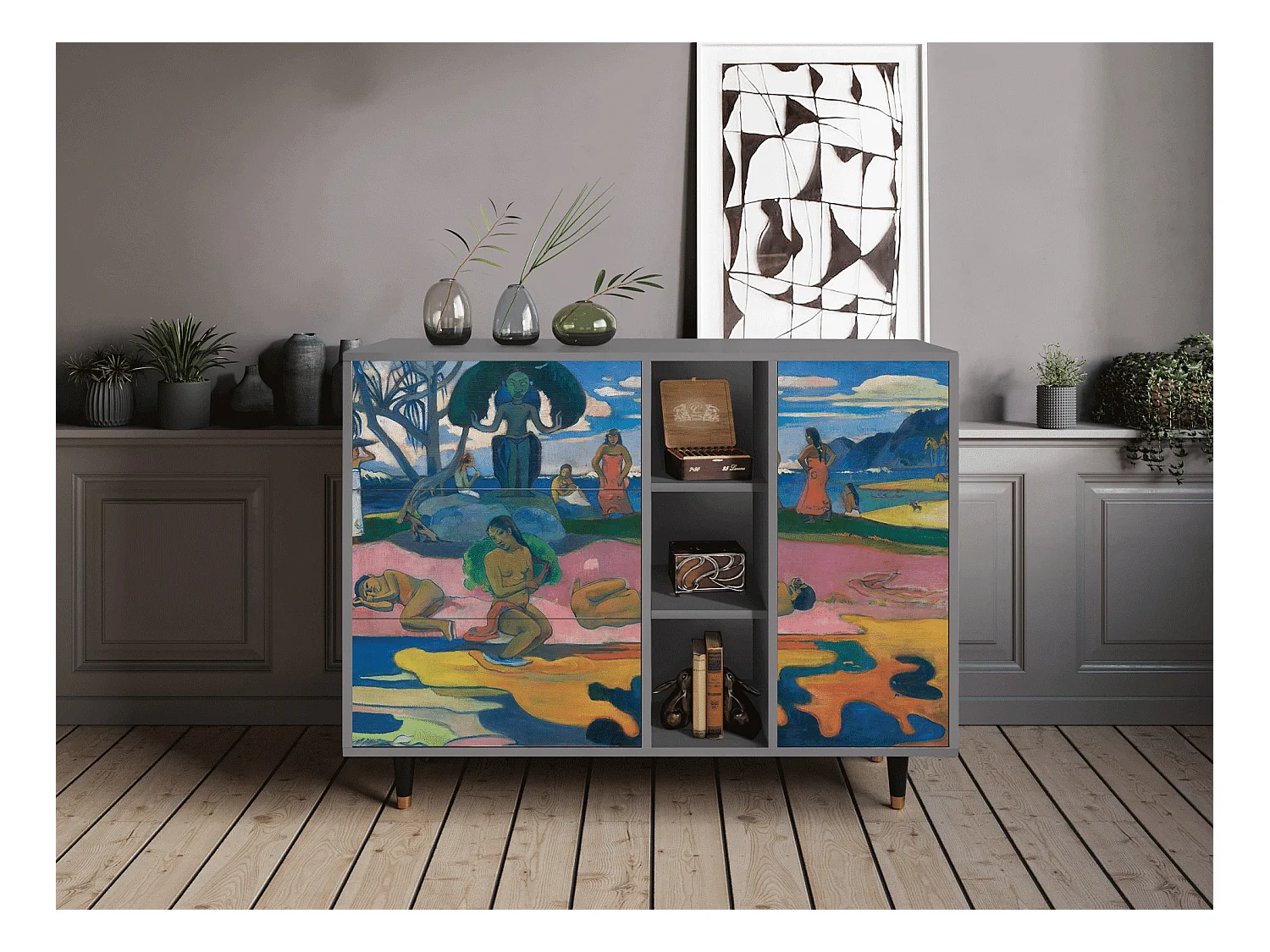 Buffet - 125x98x48 cm - BS2 - Day of the God, Gris