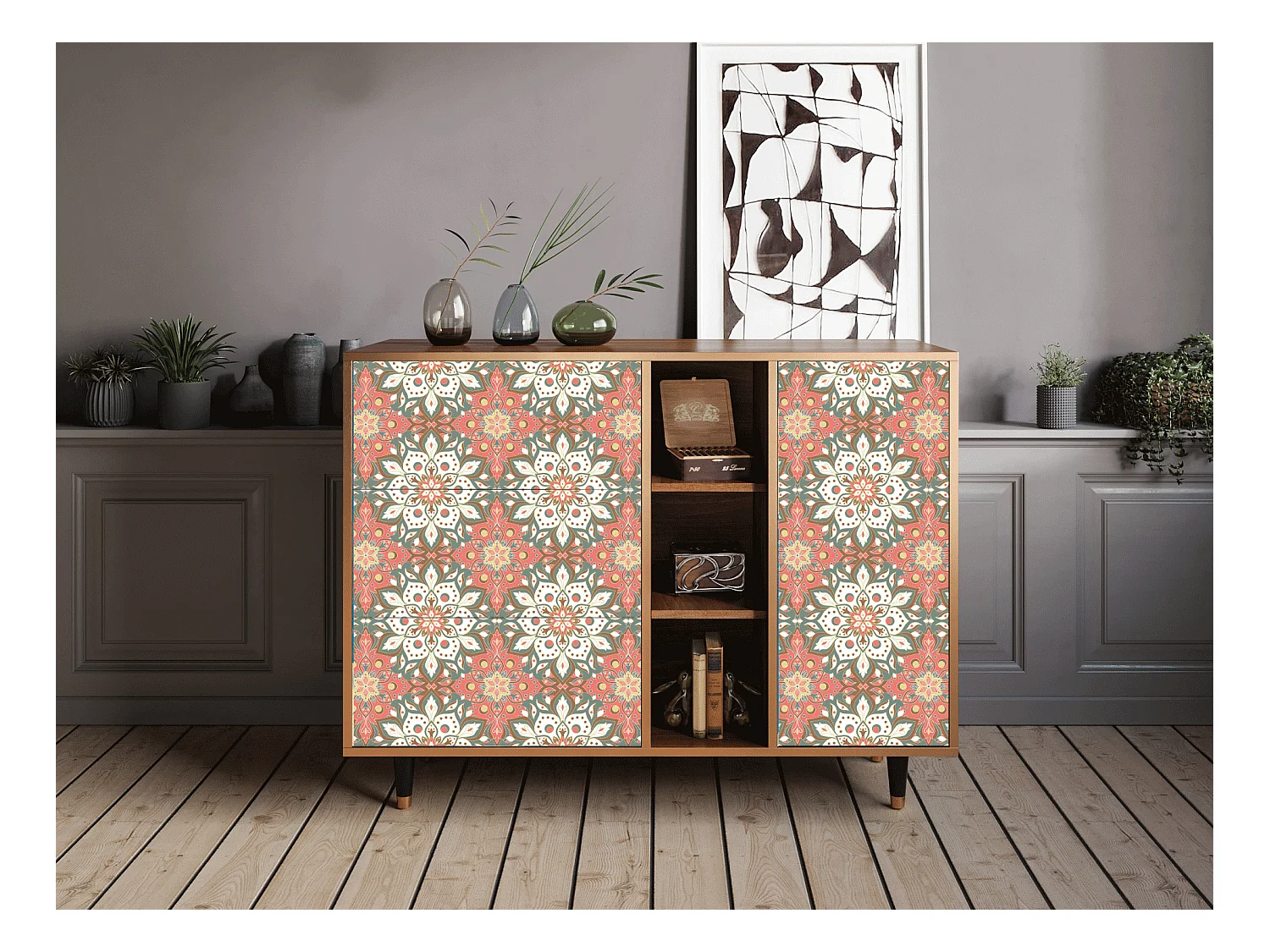 Buffet - 125x98x48 cm - BS2 - Peach Grove, Noyer